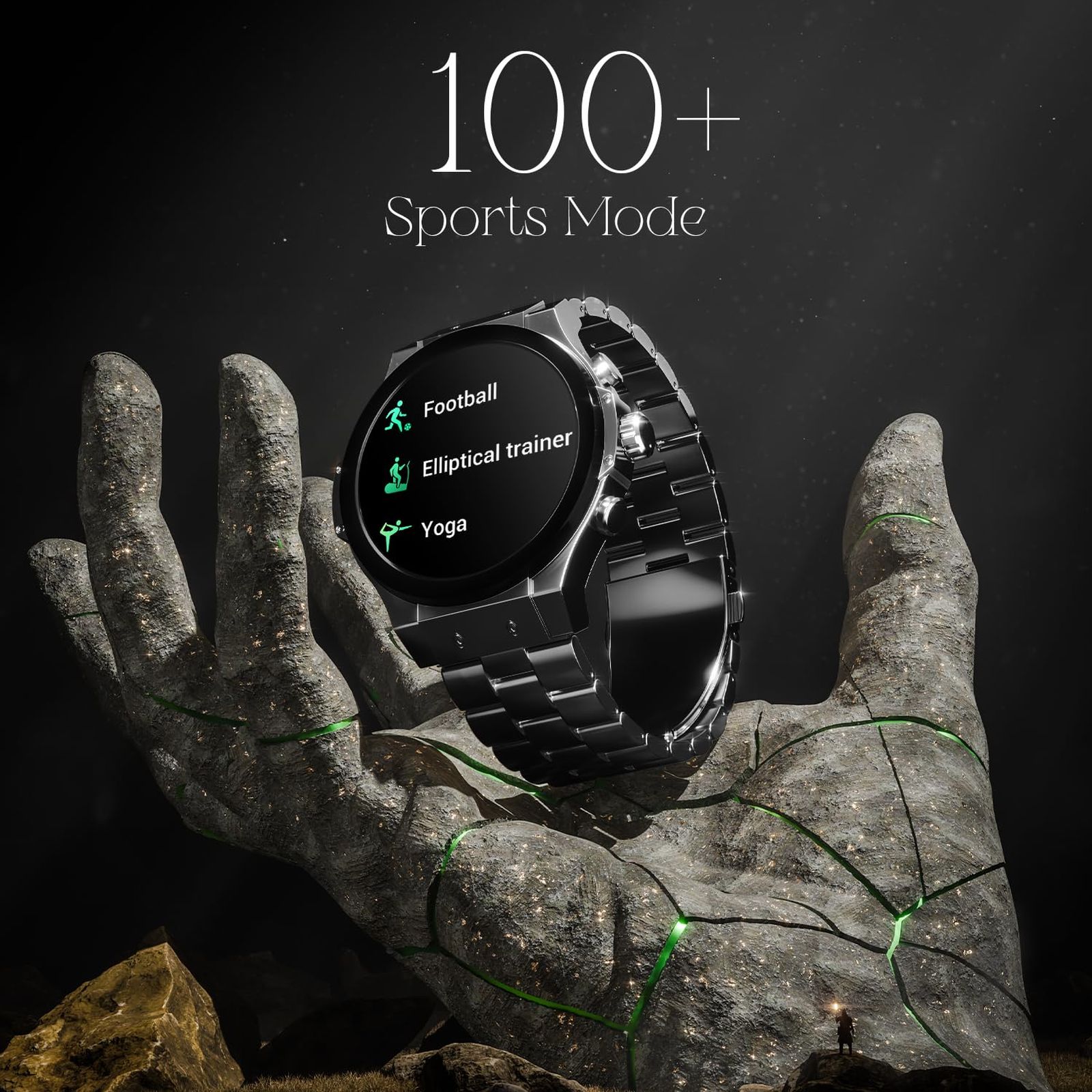 boAt Enigma X400 Smartwatch with Bluetooth Calling (36.8mm AMOLED Display, IP67 Sweat Resistant, Black Strap)_8