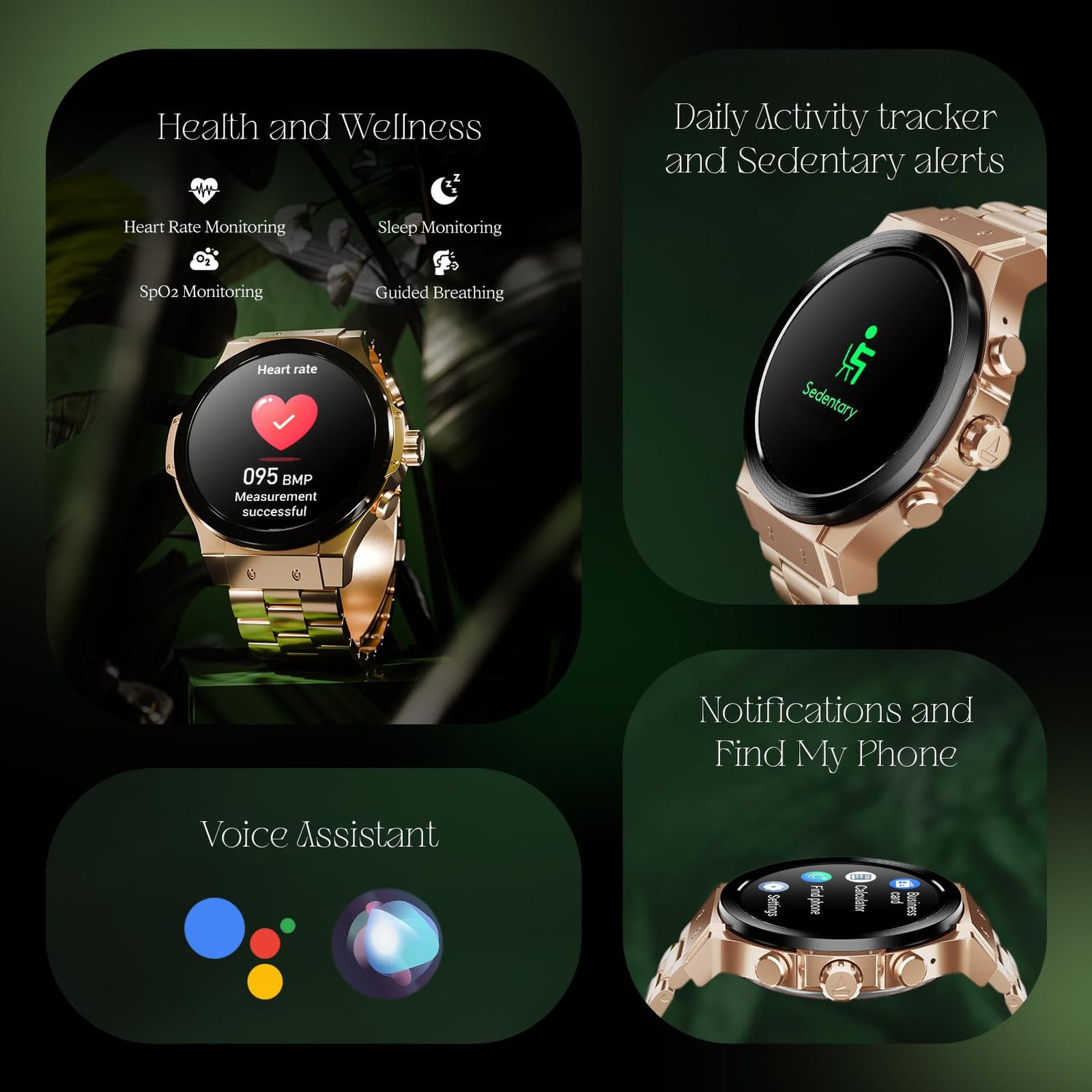 boAt Enigma X400 Smartwatch with Bluetooth Calling (36.8mm AMOLED Display, IP67 Sweat Resistant, Vintage Brown Strap)_5