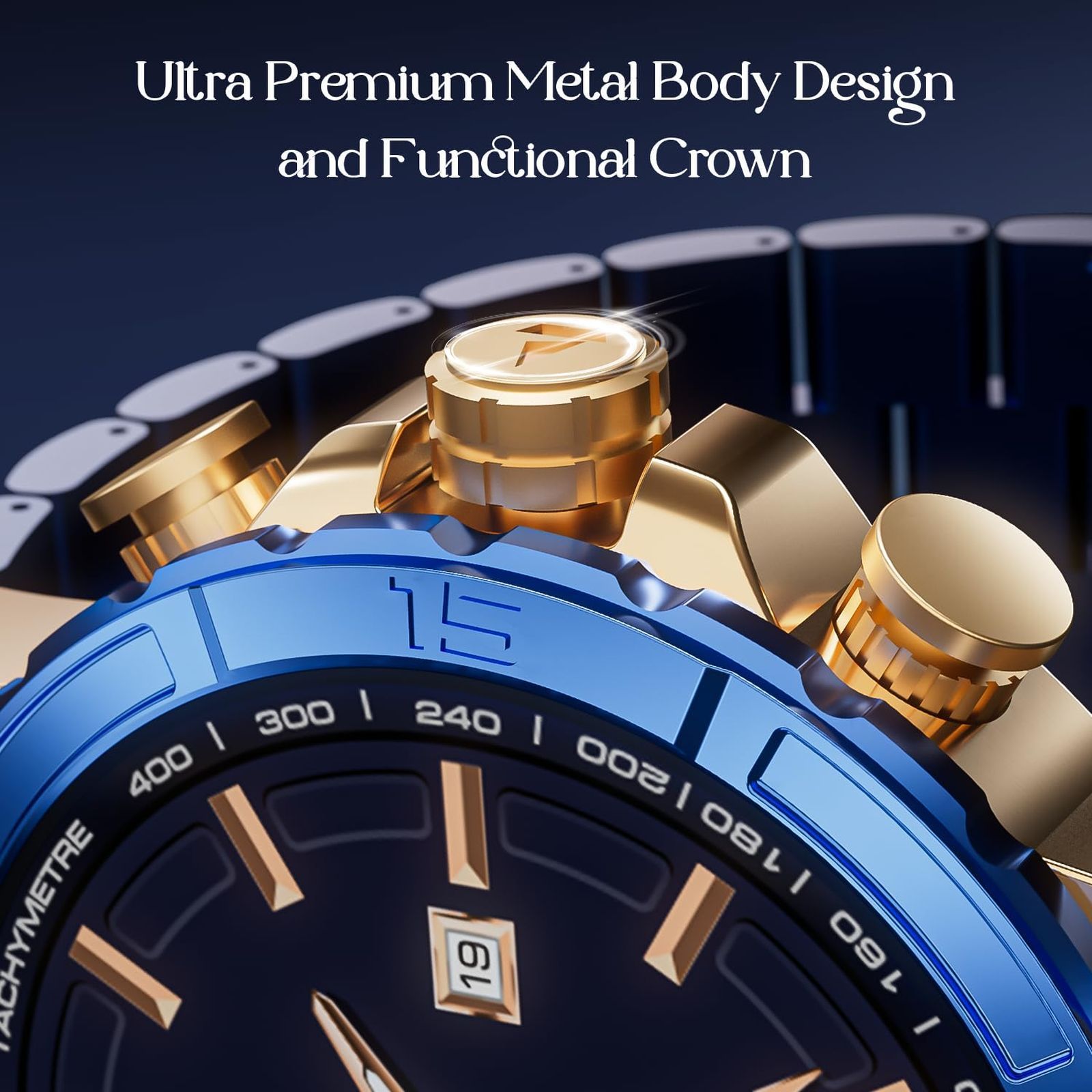 boAt Enigma X700 Smartwatch with Bluetooth Calling (38mm AMOLED Display, IP67 Sweat Resistant, Copper Blue Strap) boAt Enigma X700 Smartwatch with Bluetooth Calling (38mm AMOLED Display, IP67 Sweat Resistant, Copper Blue Strap)_4