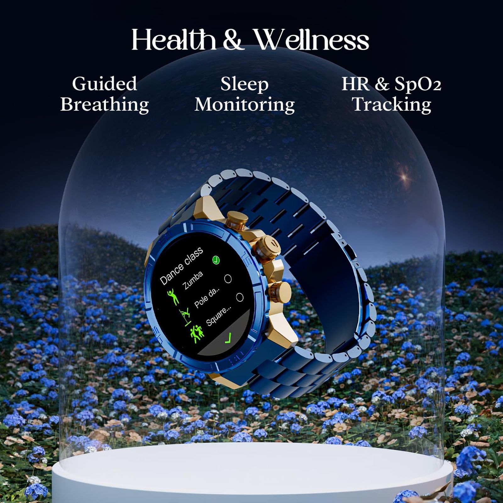 boAt Enigma X700 Smartwatch with Bluetooth Calling (38mm AMOLED Display, IP67 Sweat Resistant, Copper Blue Strap) boAt Enigma X700 Smartwatch with Bluetooth Calling (38mm AMOLED Display, IP67 Sweat Resistant, Copper Blue Strap)_2