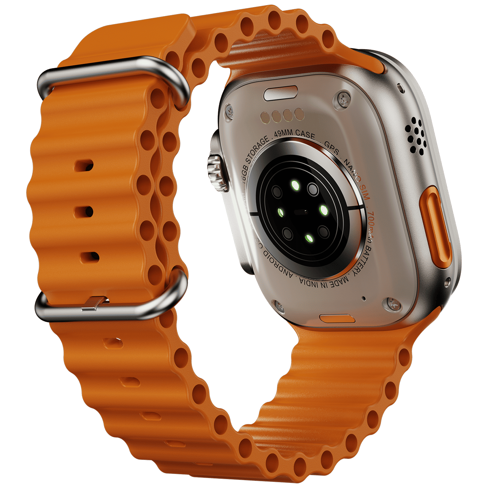 FIRE-BOLTT Oracle GPS+Wi-Fi+4G SIM+Bluetooth Android OS Wristphone (50mm Display, ARM CortexTM A53 MP, Play Store Unlimited Apps, Orange Horizon Strap) FIRE-BOLTT Oracle GPS+Wi-Fi+4G SIM+Bluetooth Android OS Wristphone (50mm Display, ARM CortexTM A53 MP, Play Store Unlimited Apps, Orange Horizon Strap)_3