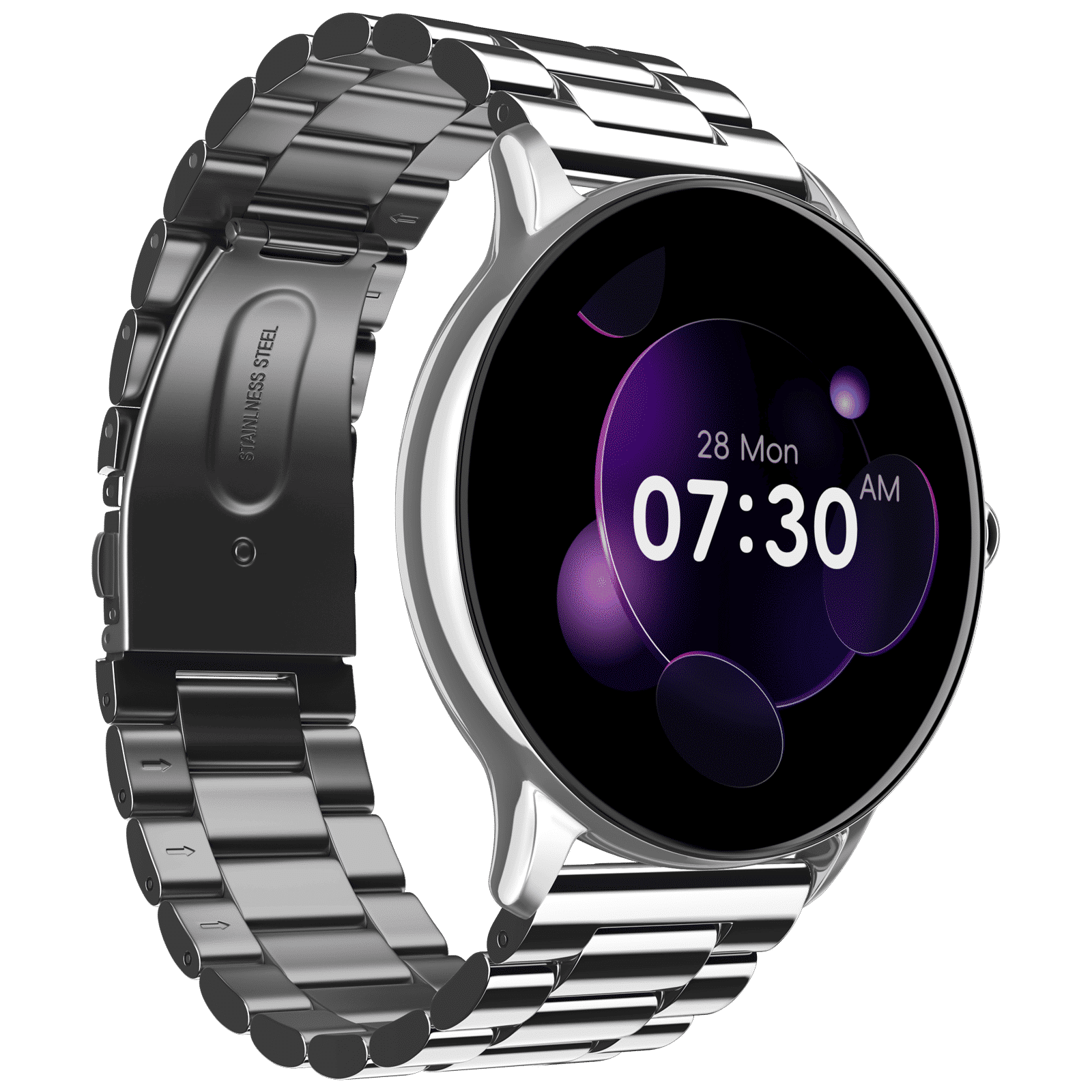 noise NoiseFit Twist Go Smartwatch with Bluetooth Calling (35.3mm TFT HD Display, IP67 Water Resistant, Elite Silver Strap)_4