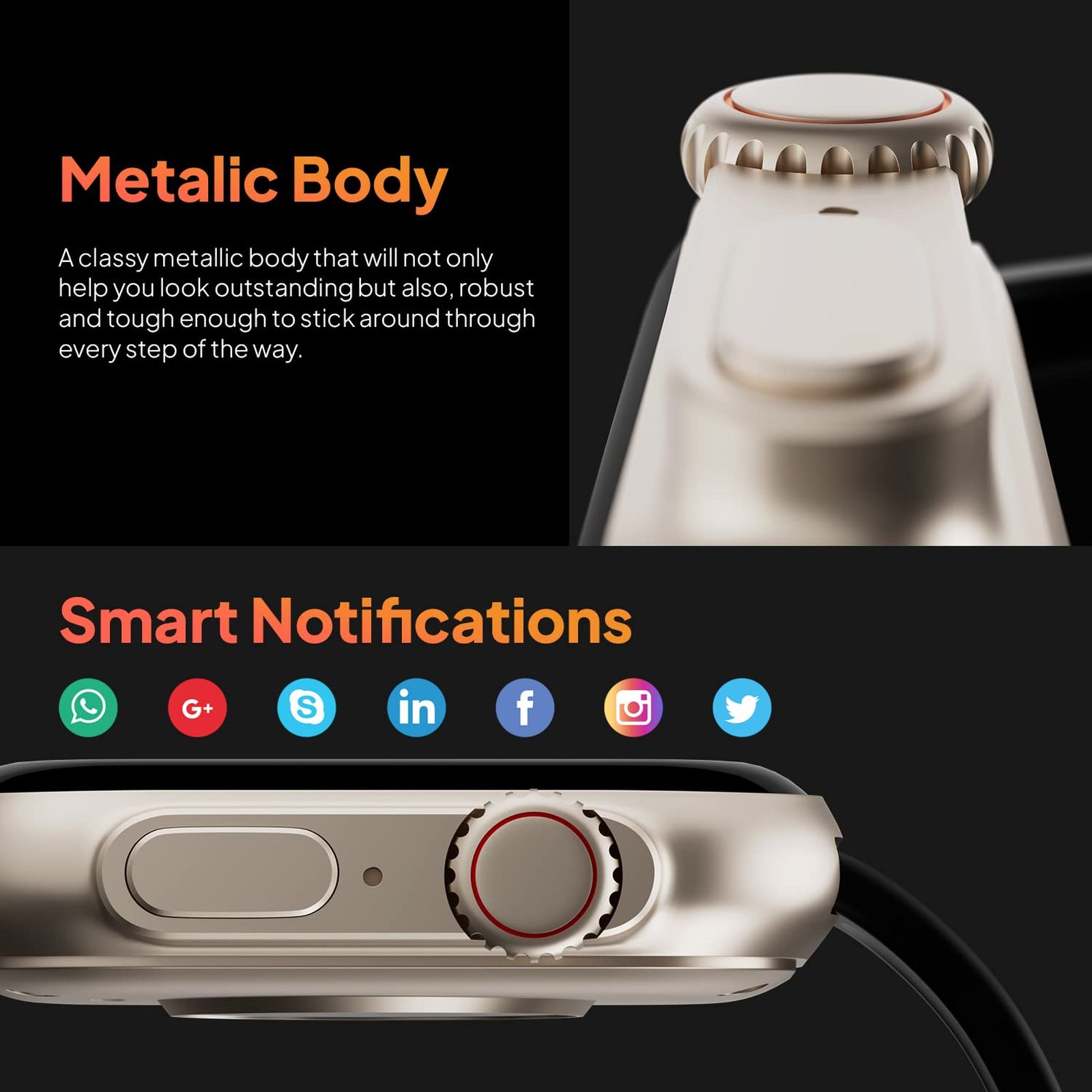 FIRE-BOLTT Gladiator Smartwatch with Bluetooth Calling (49.7mm HD Display, IP67 Water Resistant, Gold Black Strap) FIRE-BOLTT Gladiator Smartwatch with Bluetooth Calling (49.7mm HD Display, IP67 Water Resistant, Gold Black Strap)_4