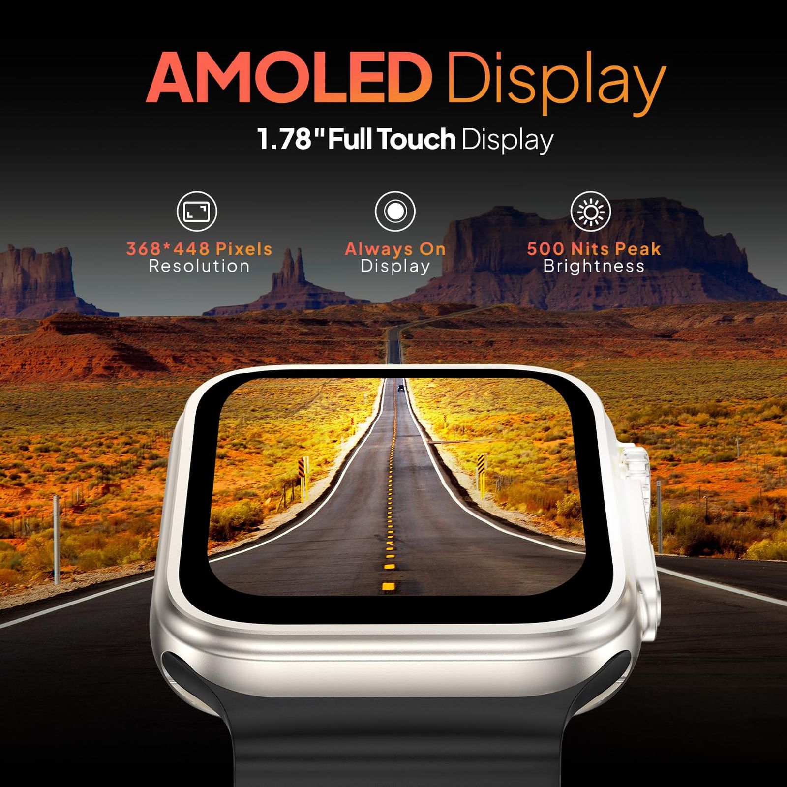 FIRE-BOLTT Gladiator Ocean Smartwatch with Bluetooth Calling (49.7mm HD Display, IP67 Water Resistant, Gold Black Strap) FIRE-BOLTT Gladiator Ocean Smartwatch with Bluetooth Calling (49.7mm HD Display, IP67 Water Resistant, Gold Black Strap)_3