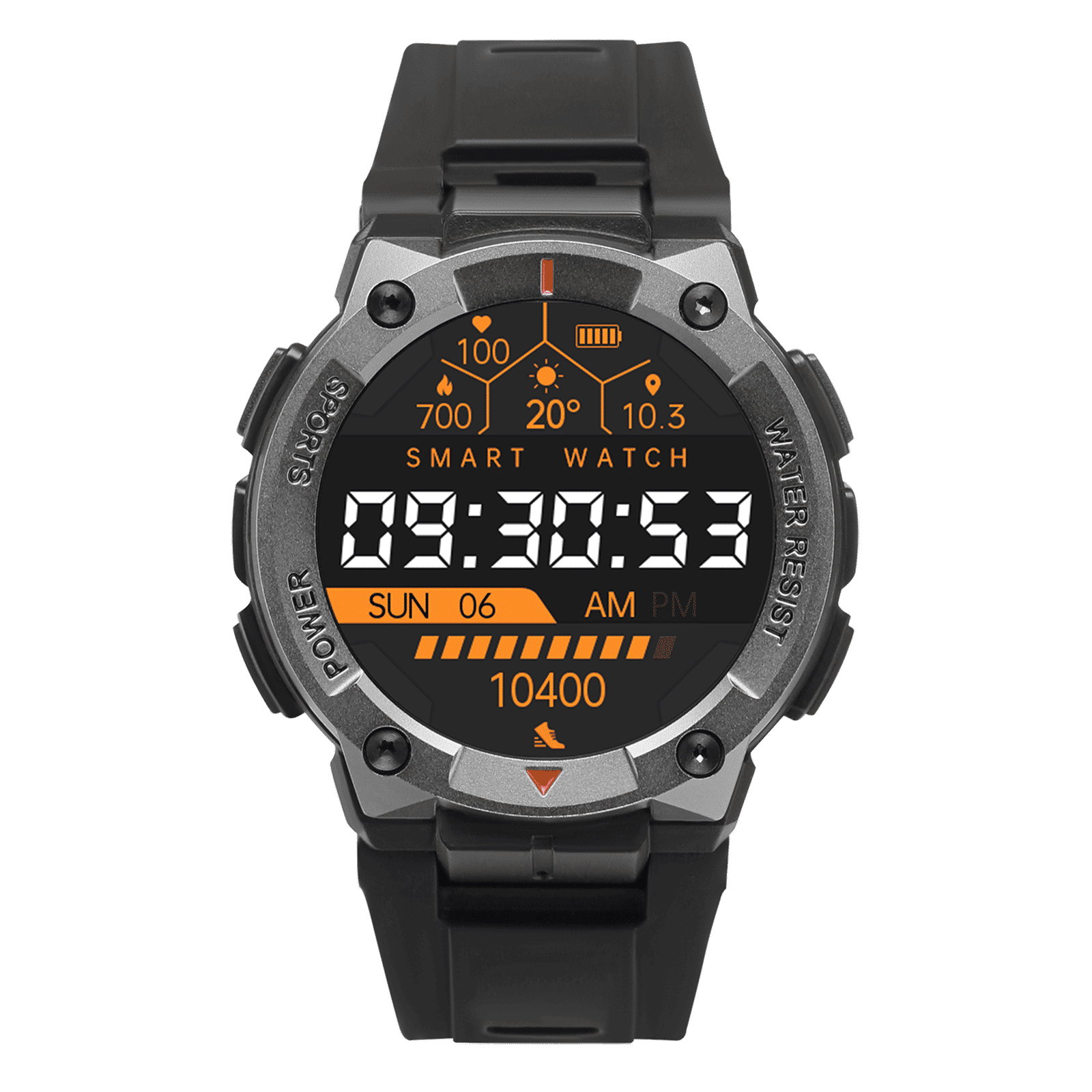 Croma Stride IR Smartwatch with Bluetooth Calling (1.39 inches, IPS Display, IP68 Water and Dust Resistant, Black Strap)_1