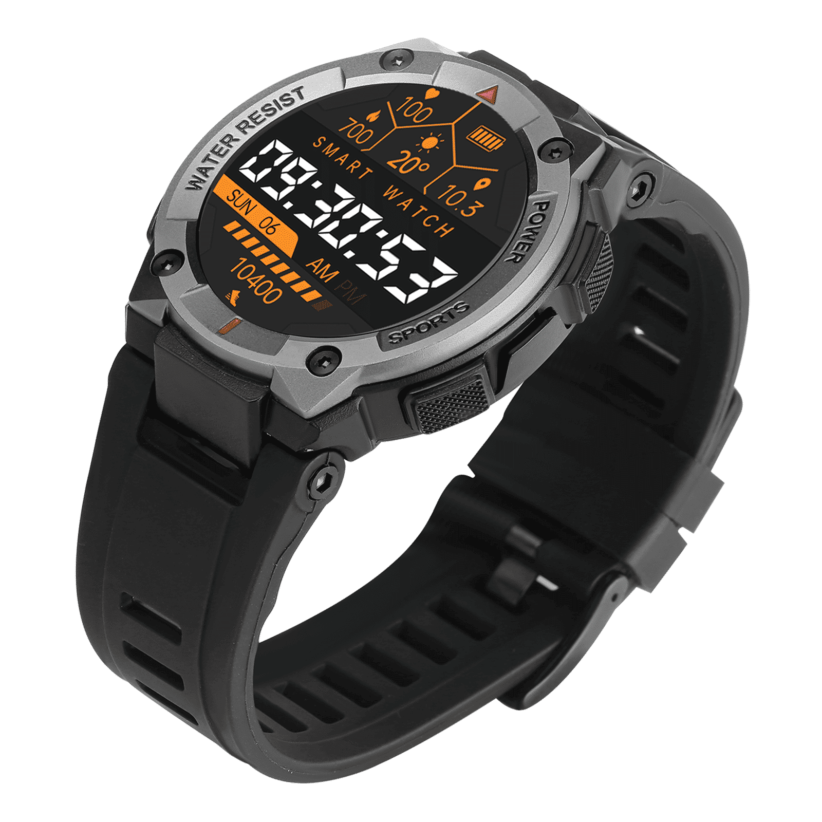 Croma Stride IR Smartwatch with Bluetooth Calling (1.39 inches, IPS Display, IP68 Water and Dust Resistant, Black Strap)_9