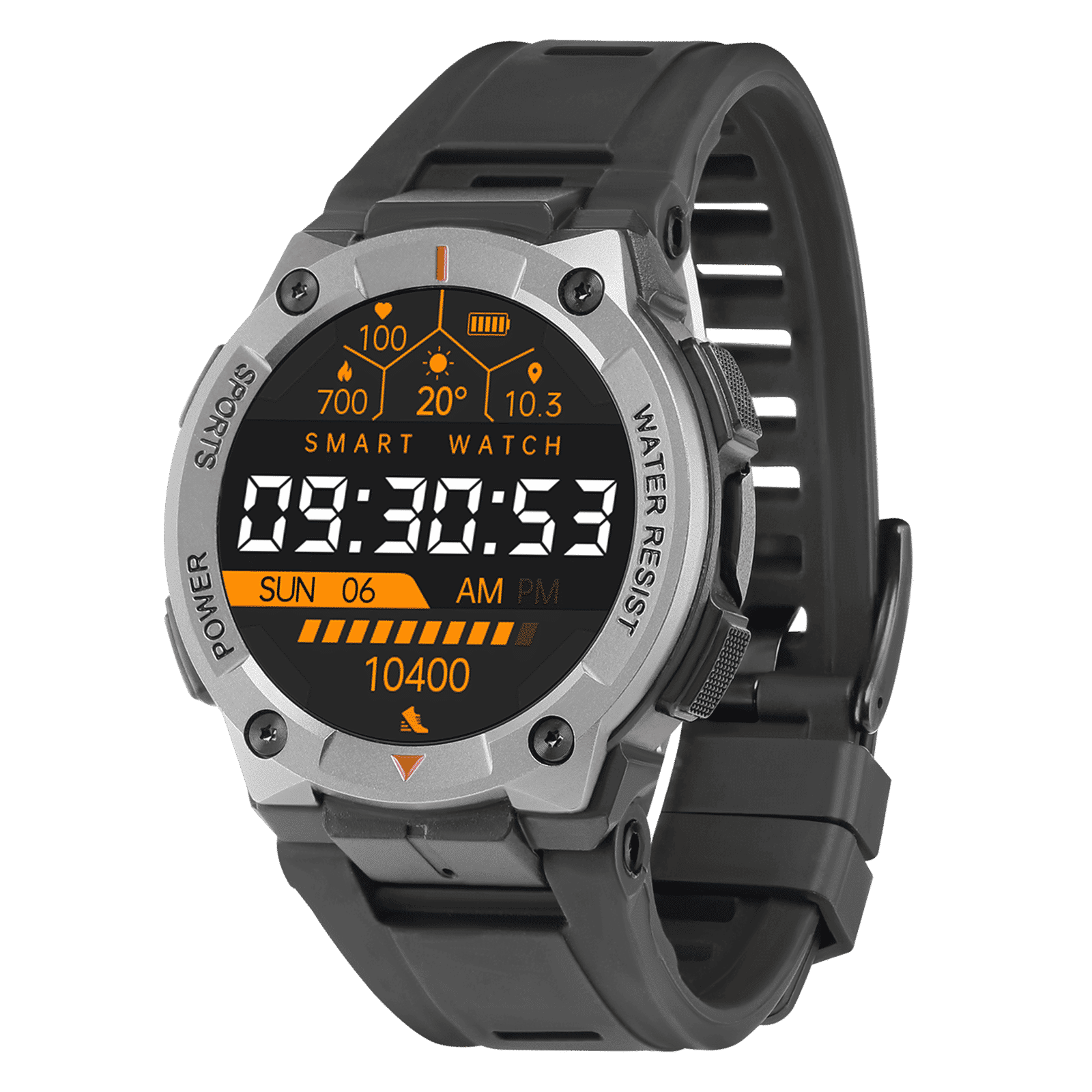 Croma Stride IR Smartwatch with Bluetooth Calling (1.39 inches, IPS Display, IP68 Water and Dust Resistant, Black Strap)_3