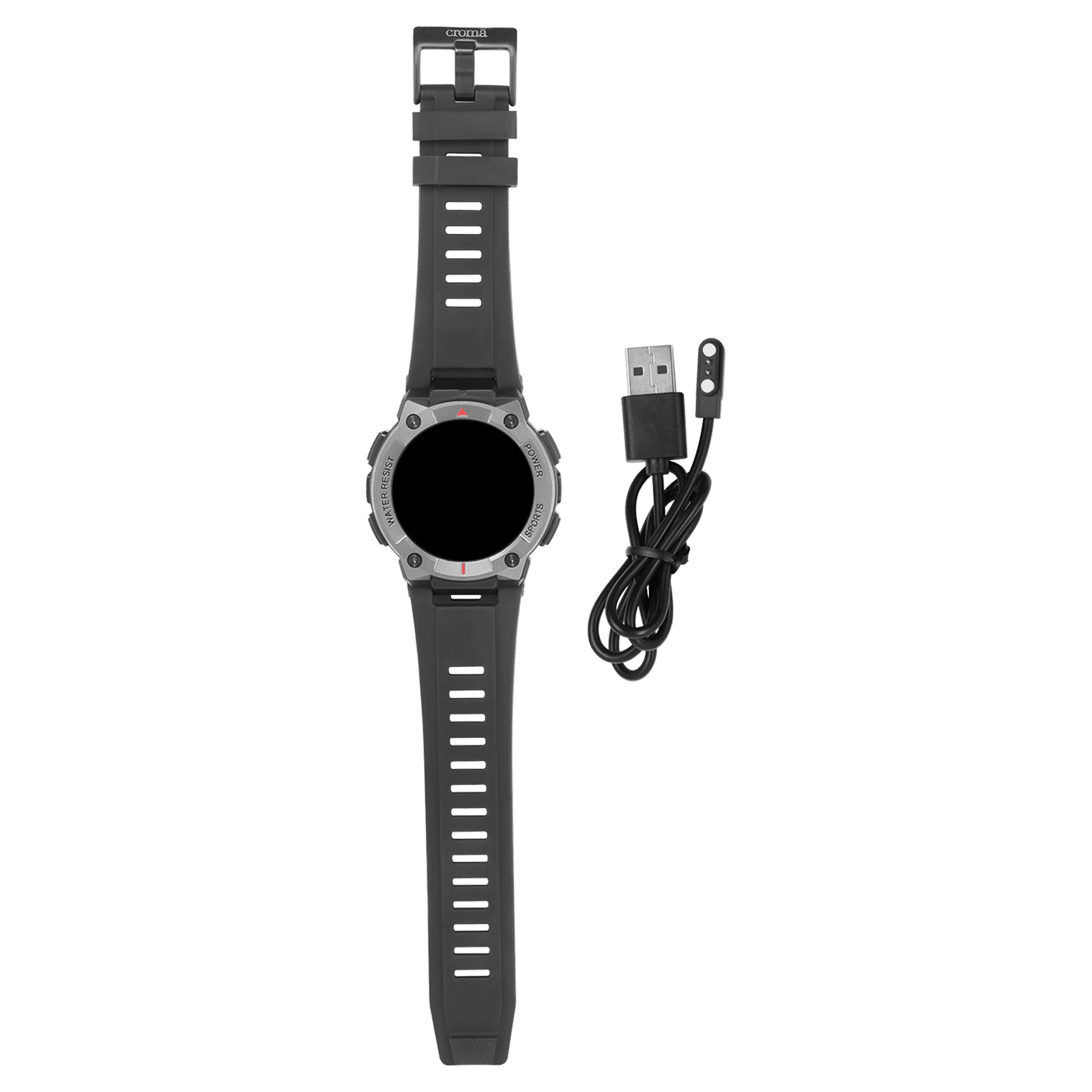 Croma Stride IR Smartwatch with Bluetooth Calling (1.39 inches, IPS Display, IP68 Water and Dust Resistant, Black Strap)_6