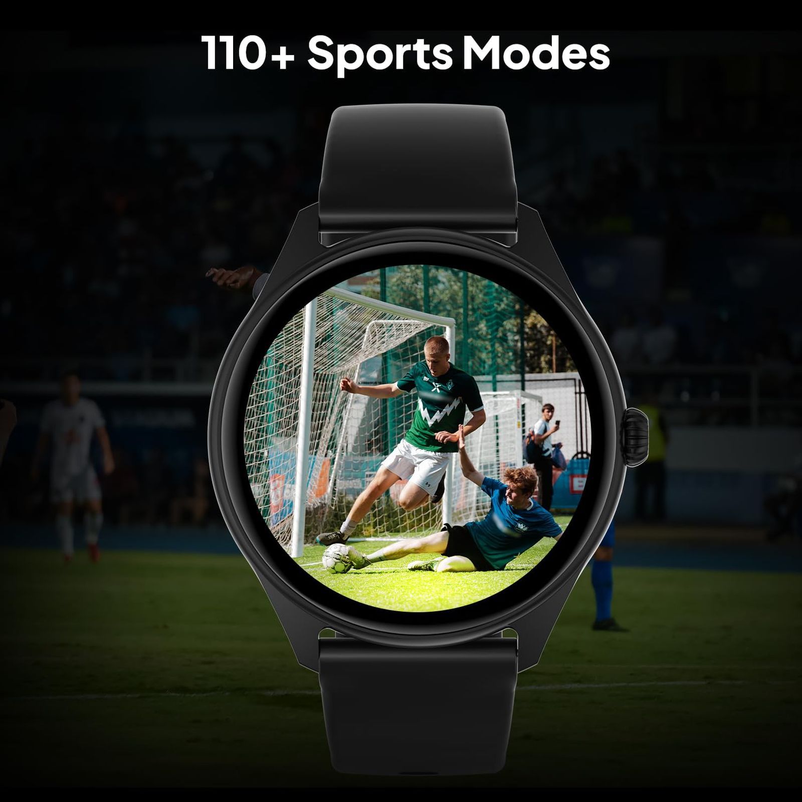 FIRE-BOLTT Phoenix Smartwatch with Bluetooth Calling (36.3mm AMOLED Display, IP67 Water Resistant, Black Strap)_4