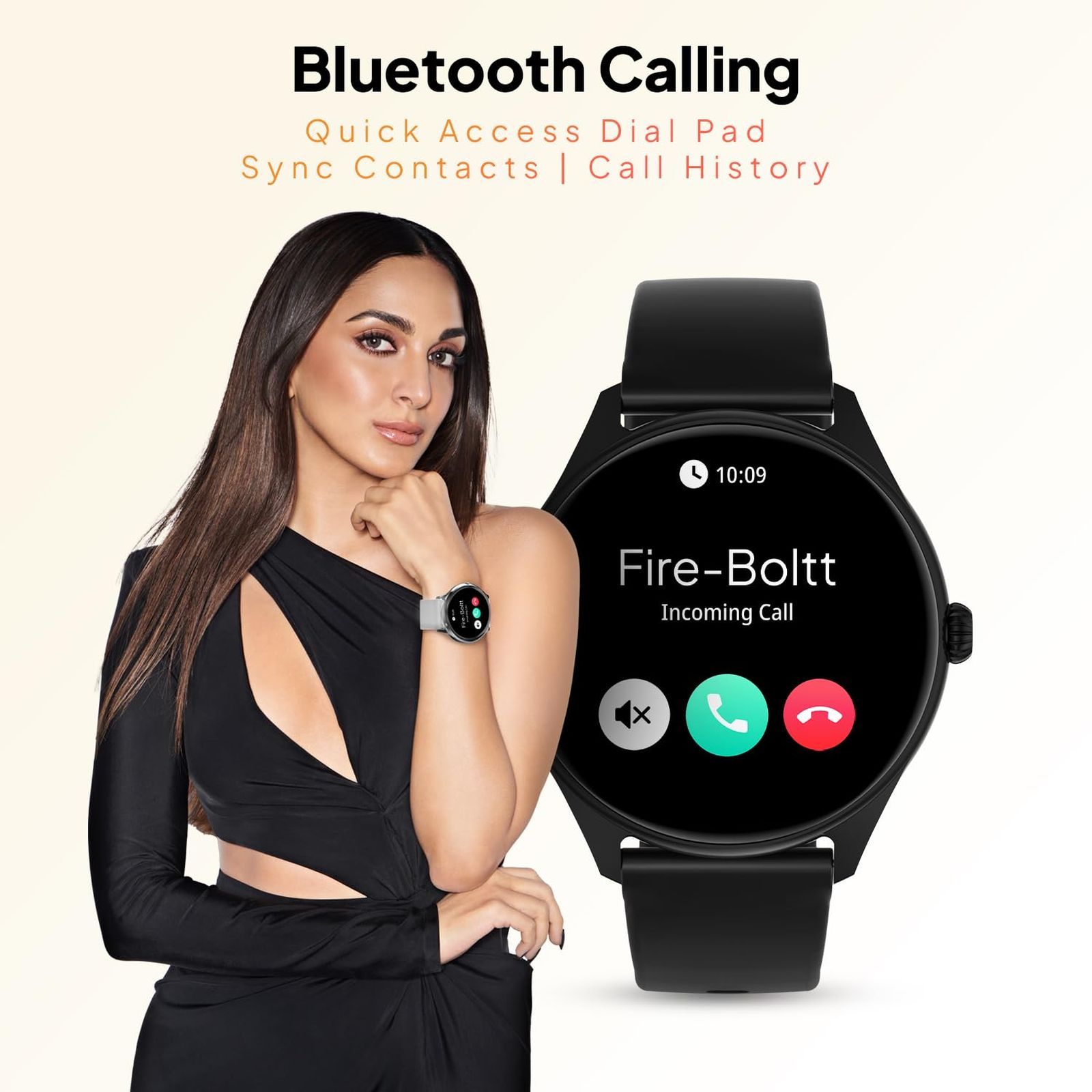 FIRE-BOLTT Phoenix Smartwatch with Bluetooth Calling (36.3mm AMOLED Display, IP67 Water Resistant, Black Strap)_10