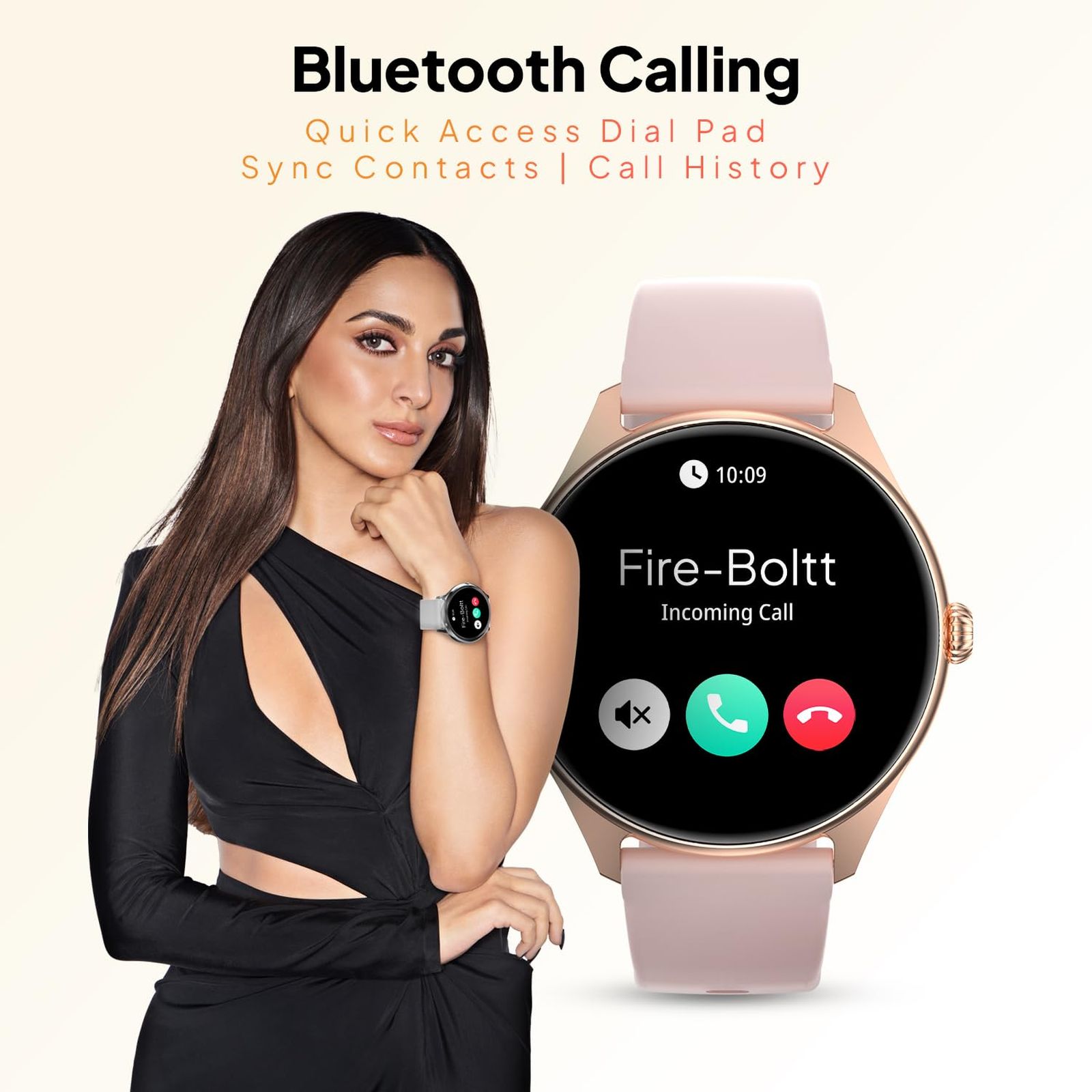 FIRE-BOLTT Phoenix Smartwatch with Bluetooth Calling (36.3mm AMOLED Display, IP67 Water Resistant, Pink Strap)_10