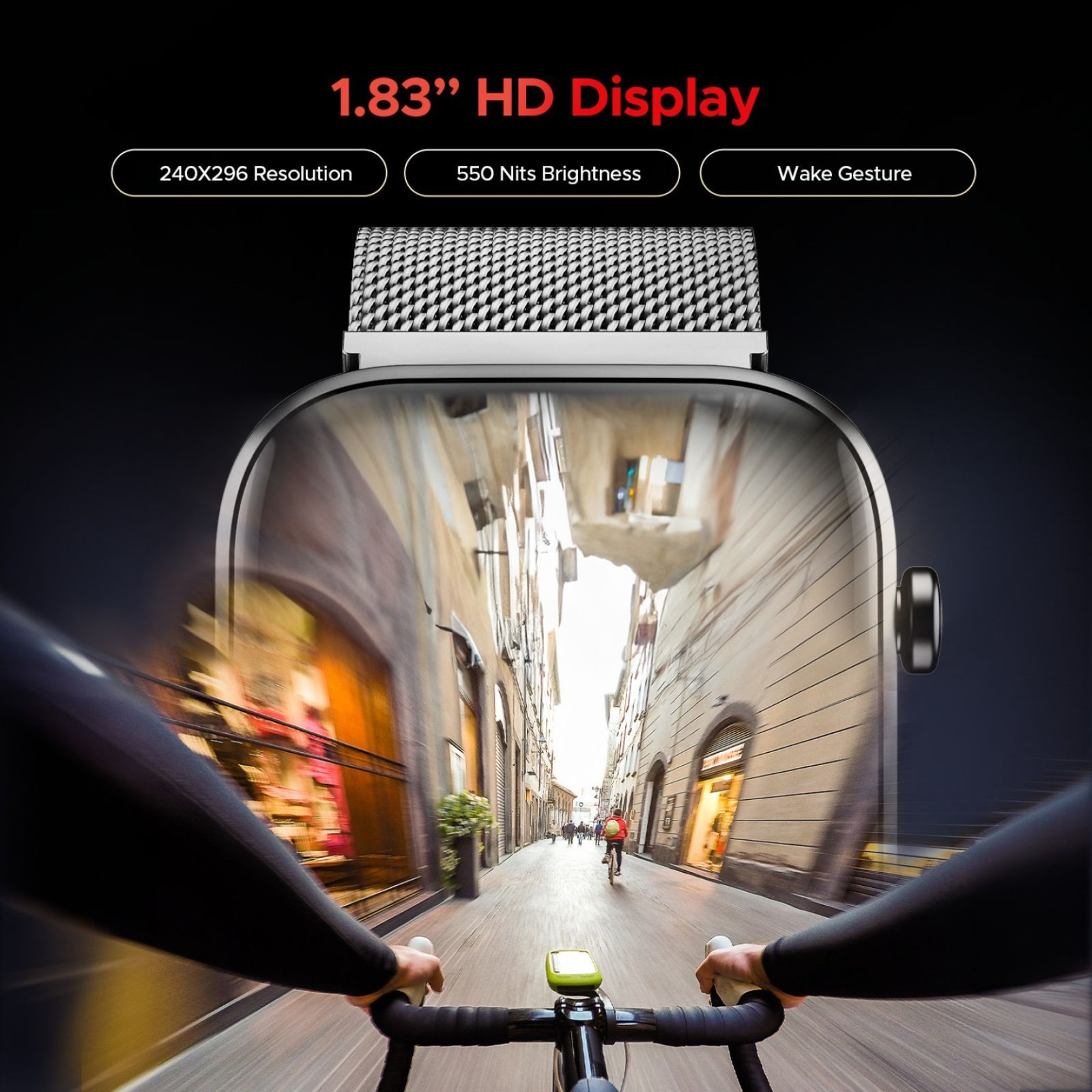 boAt Storm Call 3 Smartwatch with Bluetooth Calling (46.48mm HD Display, IP67 Water Resistant, Silver Metal Strap)_6