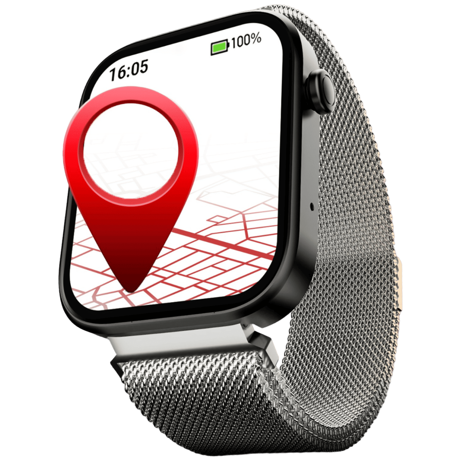 boAt Storm Call 3 Smartwatch with Bluetooth Calling (46.48mm HD Display, IP67 Water Resistant, Silver Metal Strap)_1