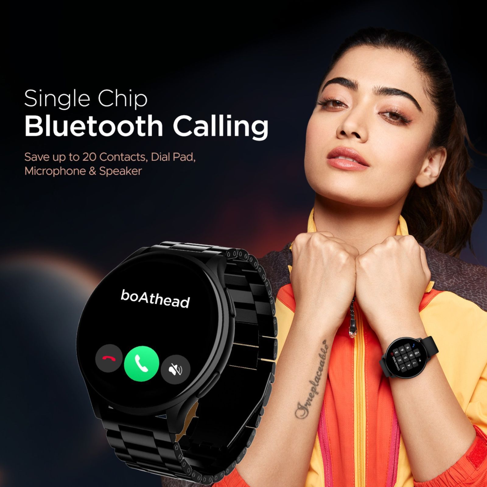 boAt Lunar Prime Smartwatch with Bluetooth Calling (36.8mm AMOLED Display, IP67 Sweat Resistant, Steel Black Strap)_4