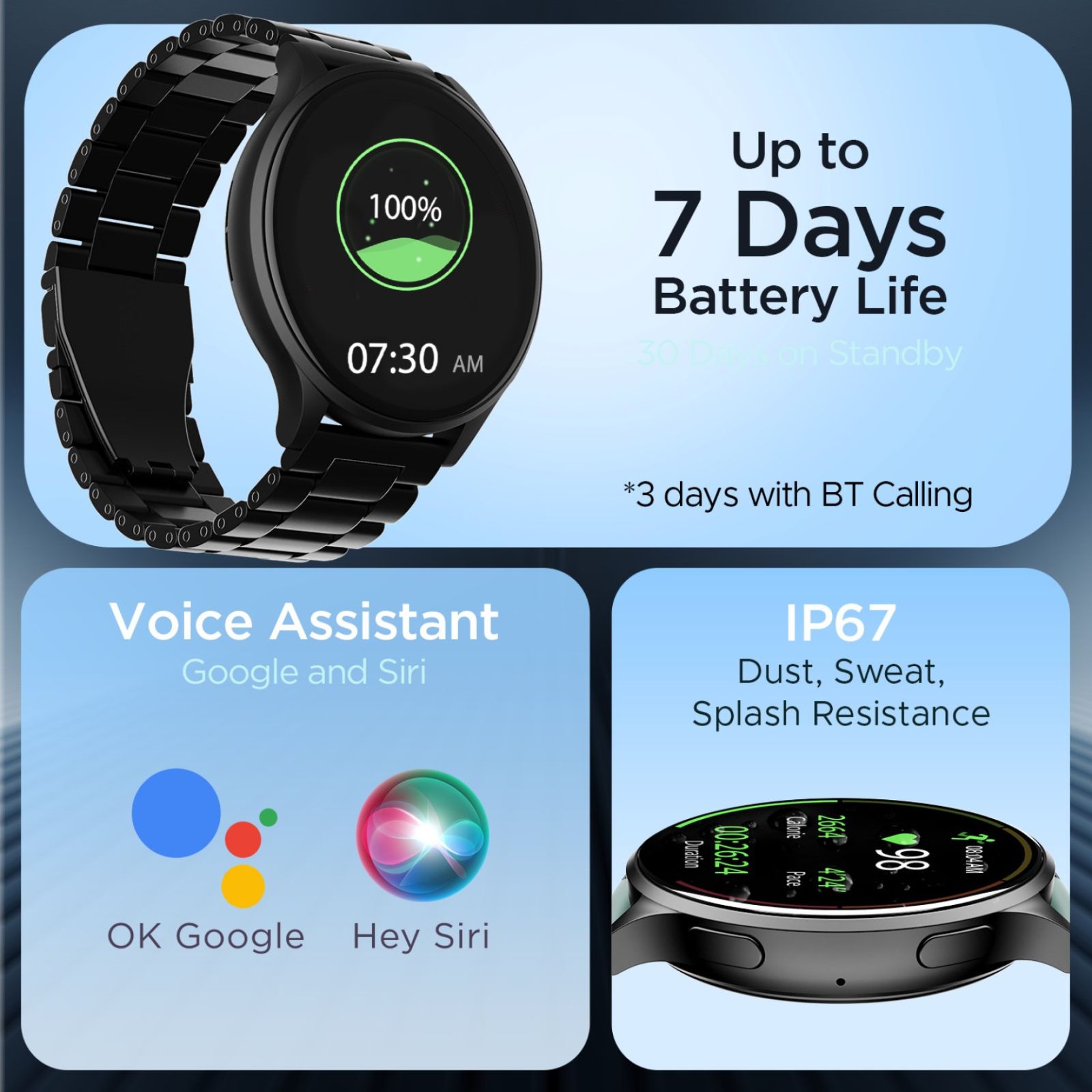 boAt Lunar Prime Smartwatch with Bluetooth Calling (36.8mm AMOLED Display, IP67 Sweat Resistant, Steel Black Strap)_2