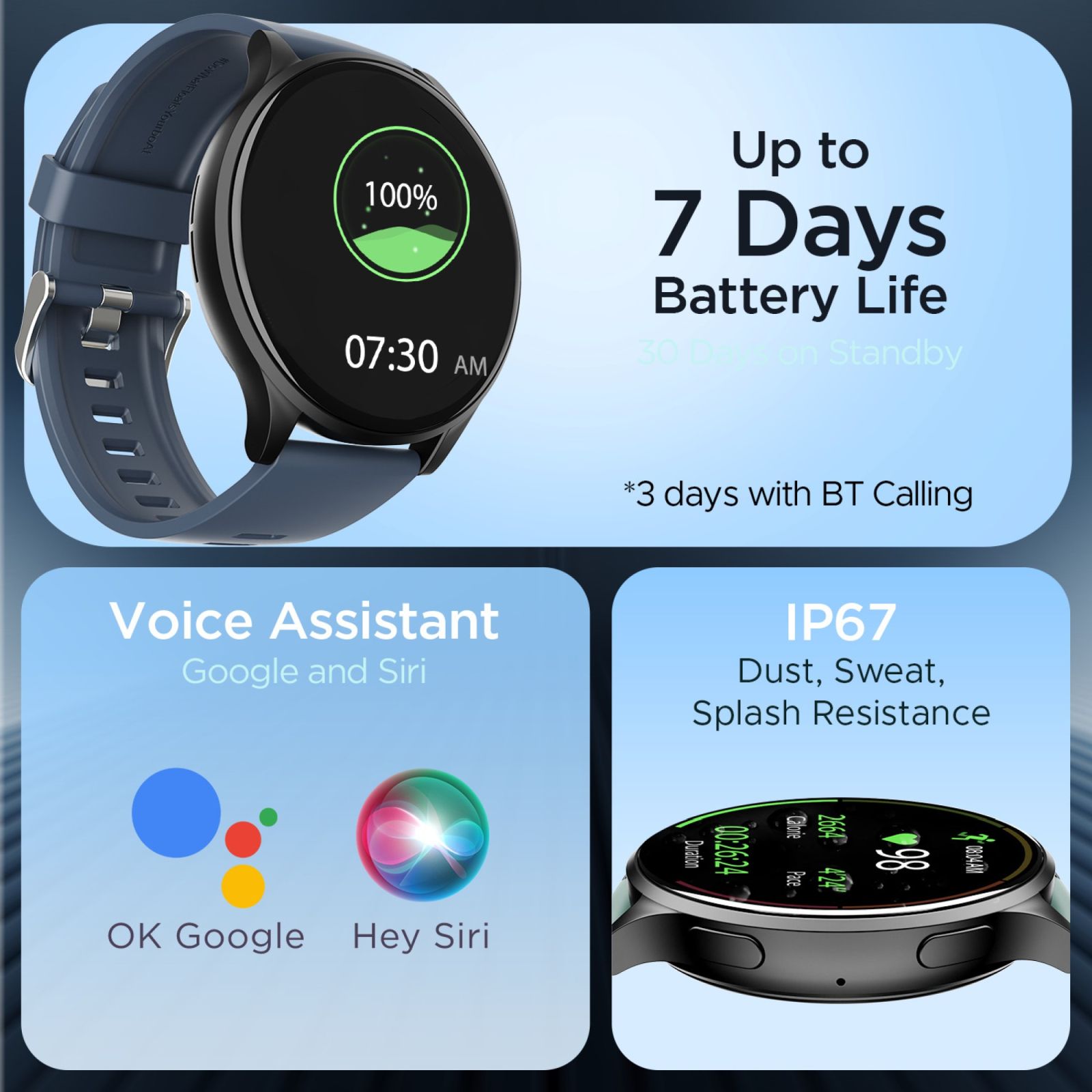 boAt Lunar Prime Smartwatch with Bluetooth Calling (36.8mm AMOLED Display, IP67 Sweat Resistant, Cool Blue Strap)_4