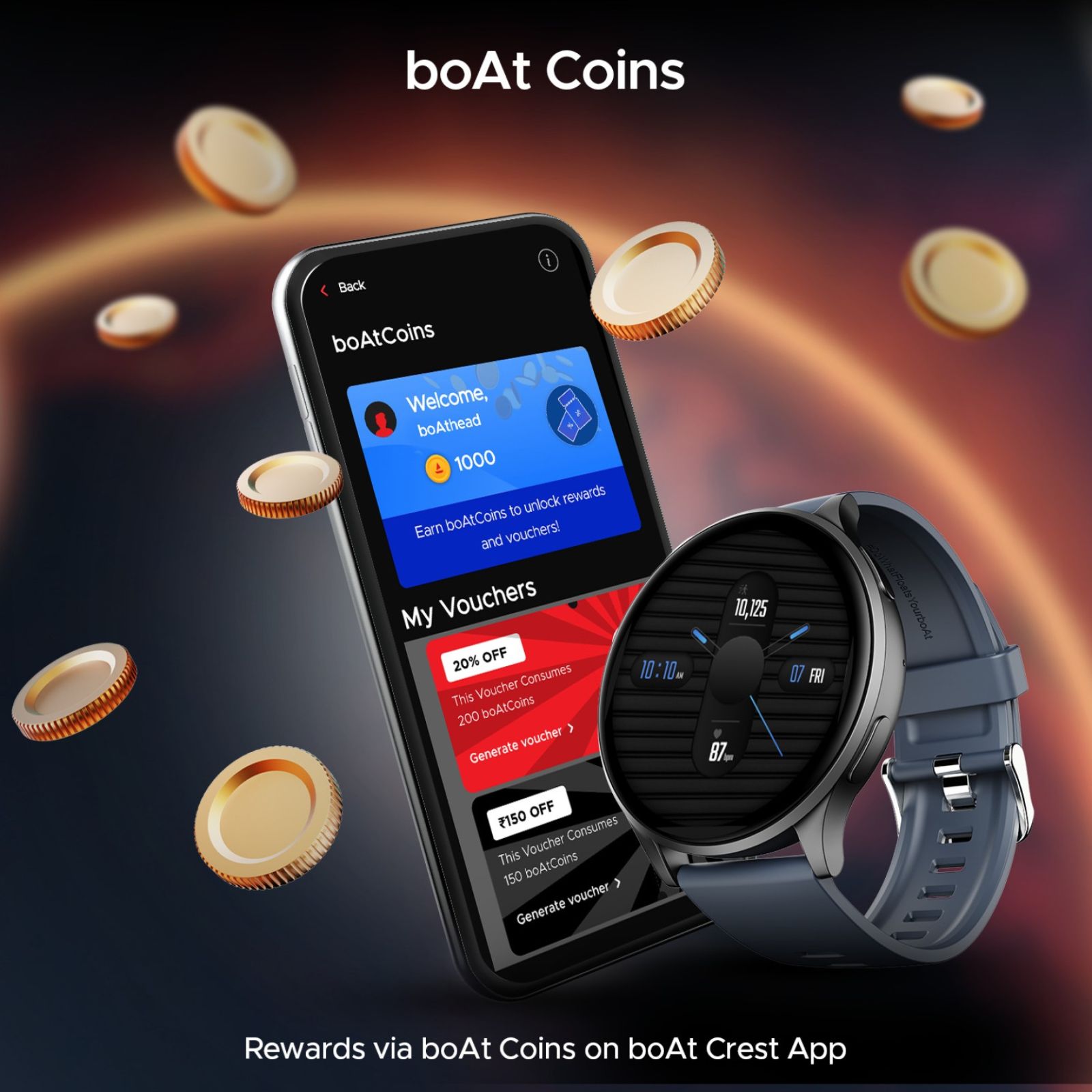 boAt Lunar Prime Smartwatch with Bluetooth Calling (36.8mm AMOLED Display, IP67 Sweat Resistant, Cool Blue Strap)_6