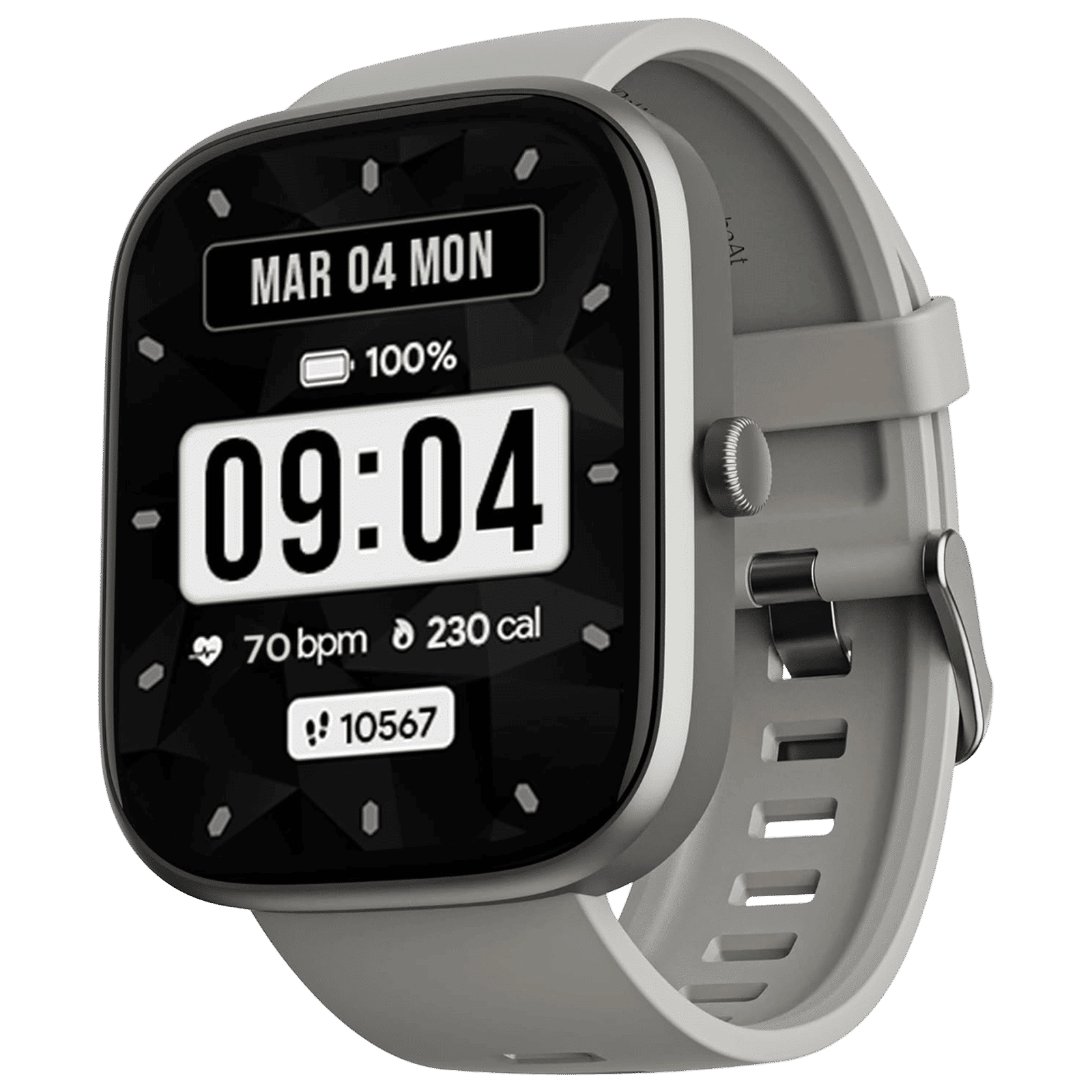 boAt Ultima Prism Smartwatch with Bluetooth Calling (49.7mm AMOLED Display, IP67 Sweat Resistant, Warm Grey Strap) boAt Ultima Prism Smartwatch with Bluetooth Calling (49.7mm AMOLED Display, IP67 Sweat Resistant, Warm Grey Strap)_1