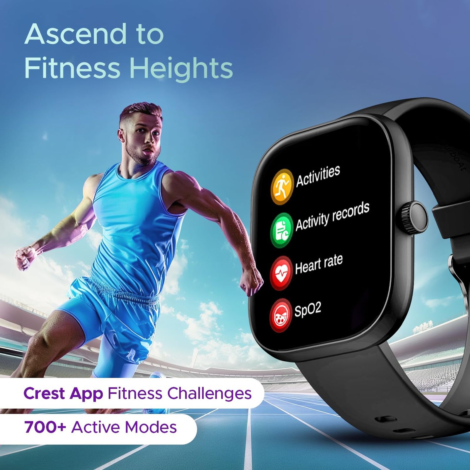 boAt Wave Sigma 3 Smartwatch with Bluetooth Calling (51.05mm HD Display, IP67 Water Resistant, Active Black Strap)_4