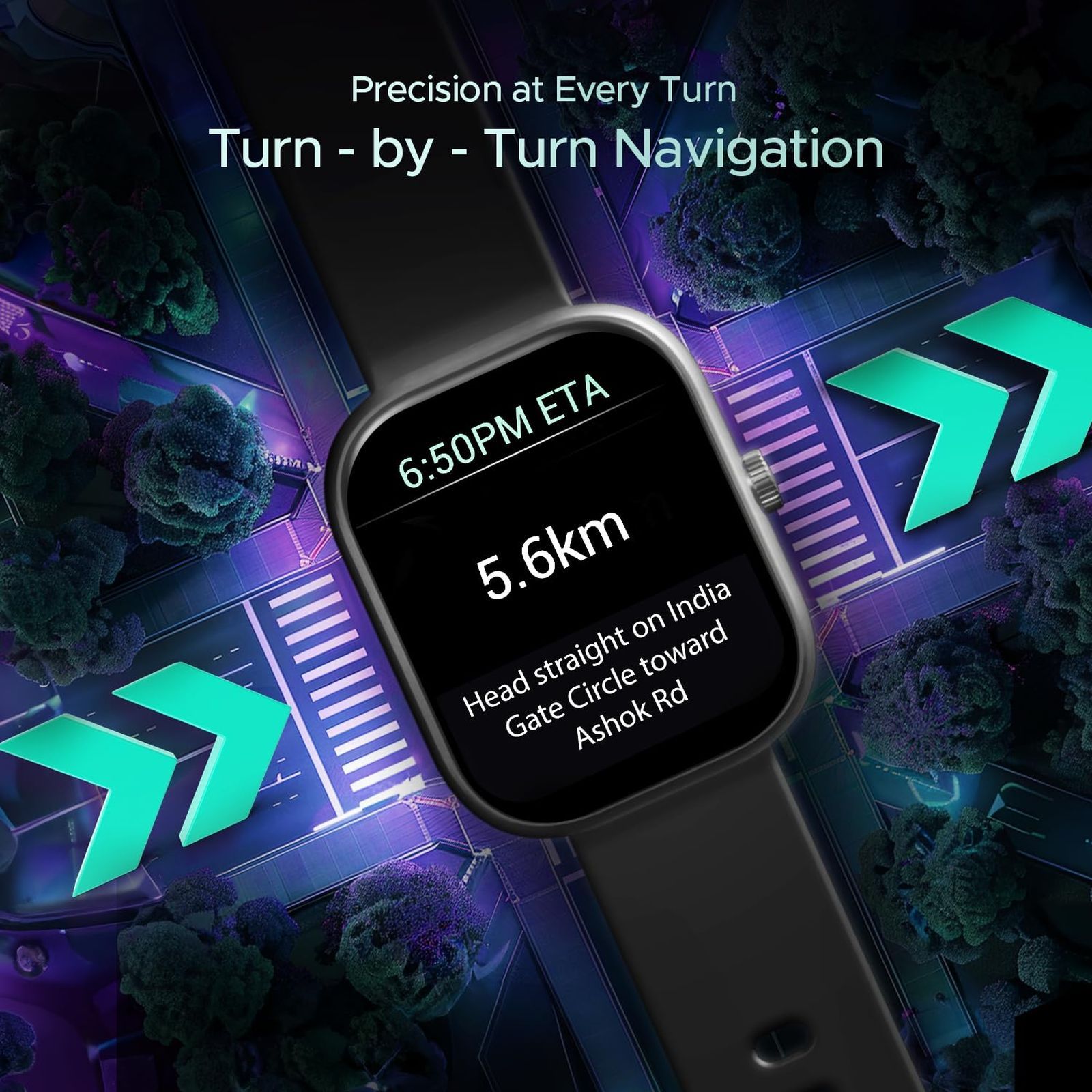 boAt Wave Sigma 3 Smartwatch with Bluetooth Calling (51.05mm HD Display, IP67 Water Resistant, Active Black Strap)_2