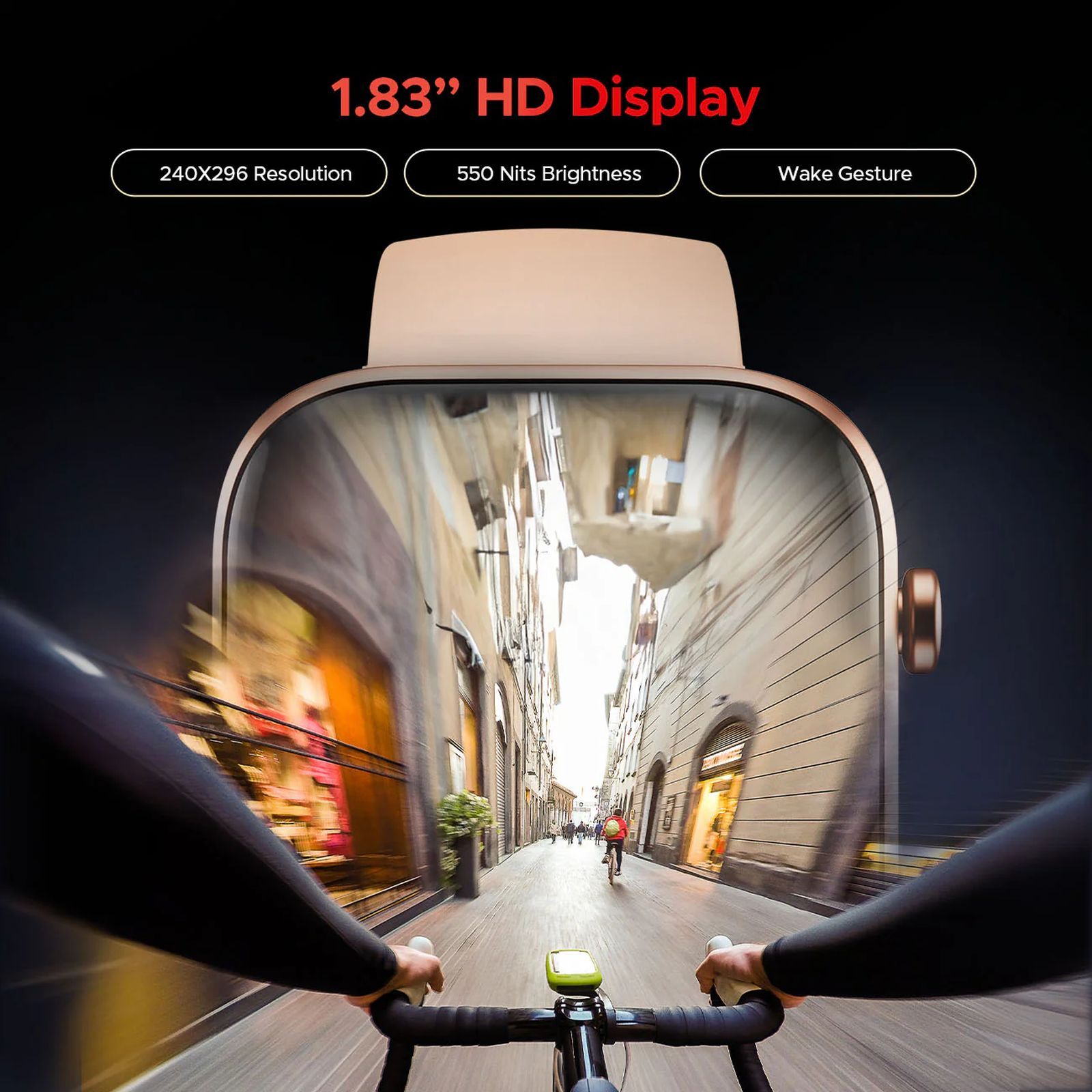 boAt Storm Call 3 Smartwatch with Bluetooth Calling (46.48mm HD Display, IP67 Water Resistant, Cherry Blossom Strap)_2