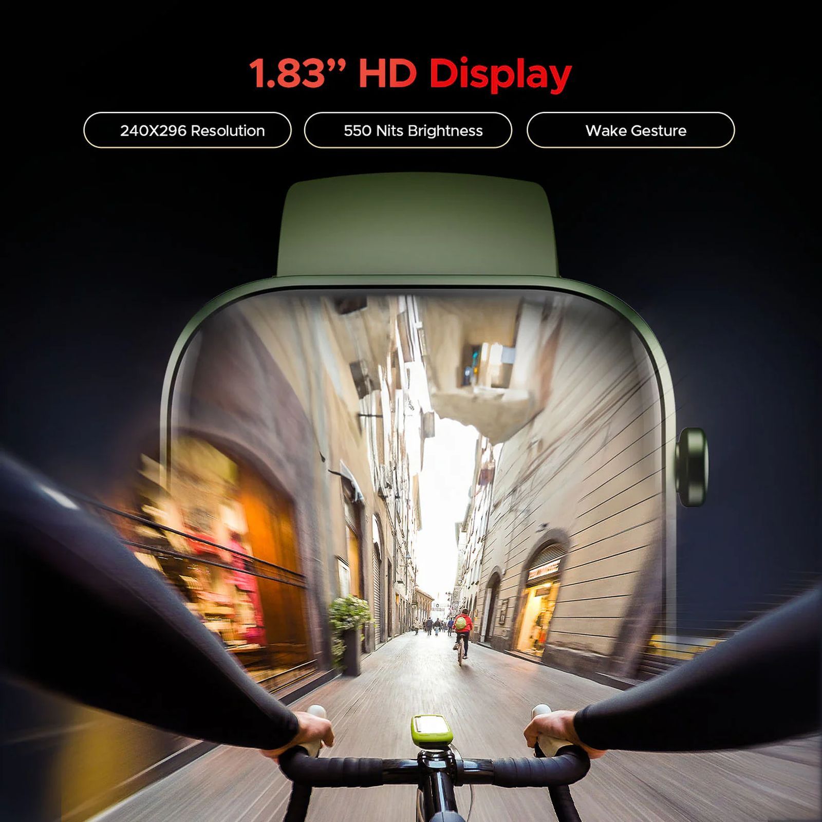 boAt Storm Call 3 Smartwatch with Bluetooth Calling (46.48mm HD Display, IP67 Water Resistant, Olive Green Strap)_2