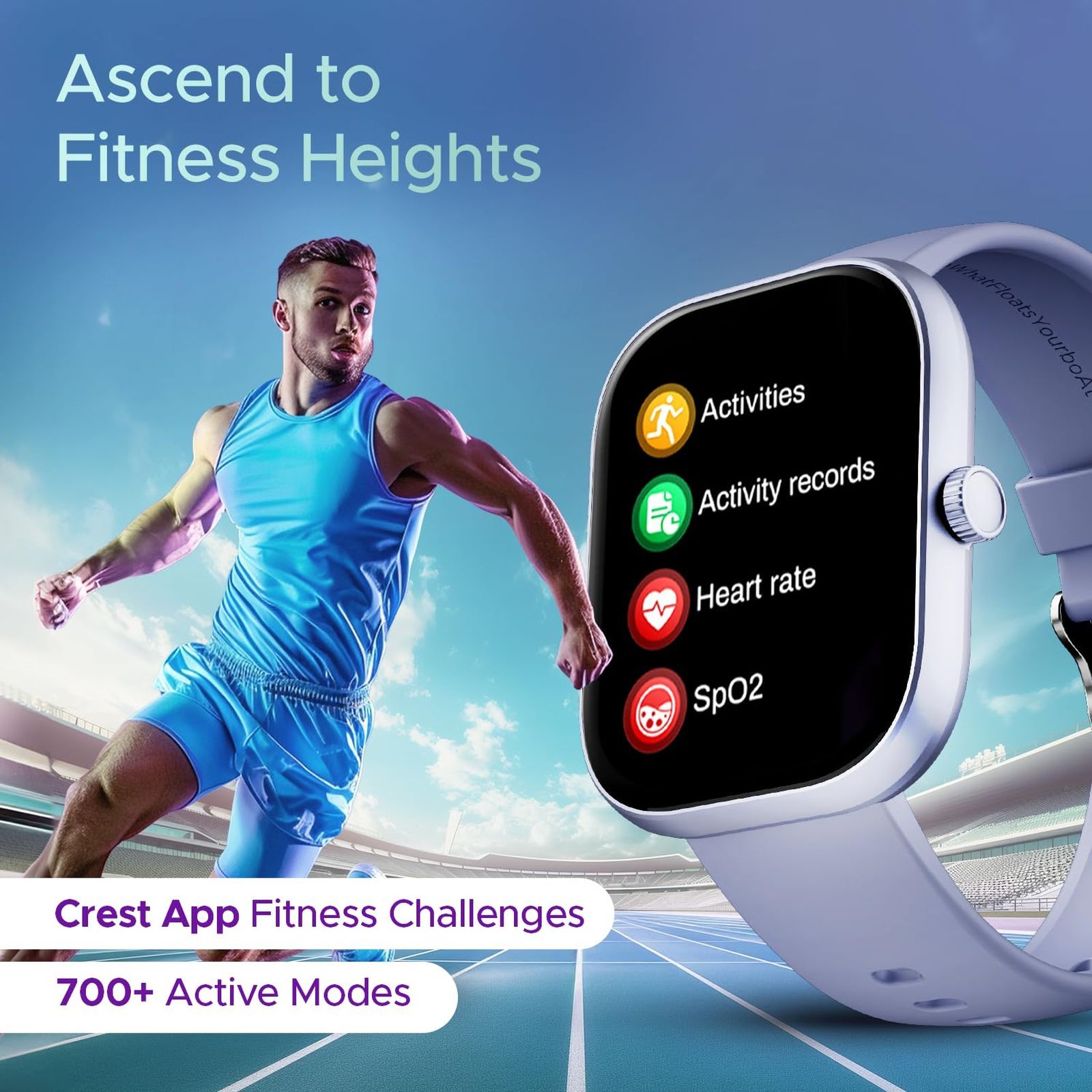 boAt Wave Sigma 3 Smartwatch with Bluetooth Calling (51.05mm HD Display, IP67 Sweat, Dust & Water Resistant, Sapphire Breeze Strap)_6