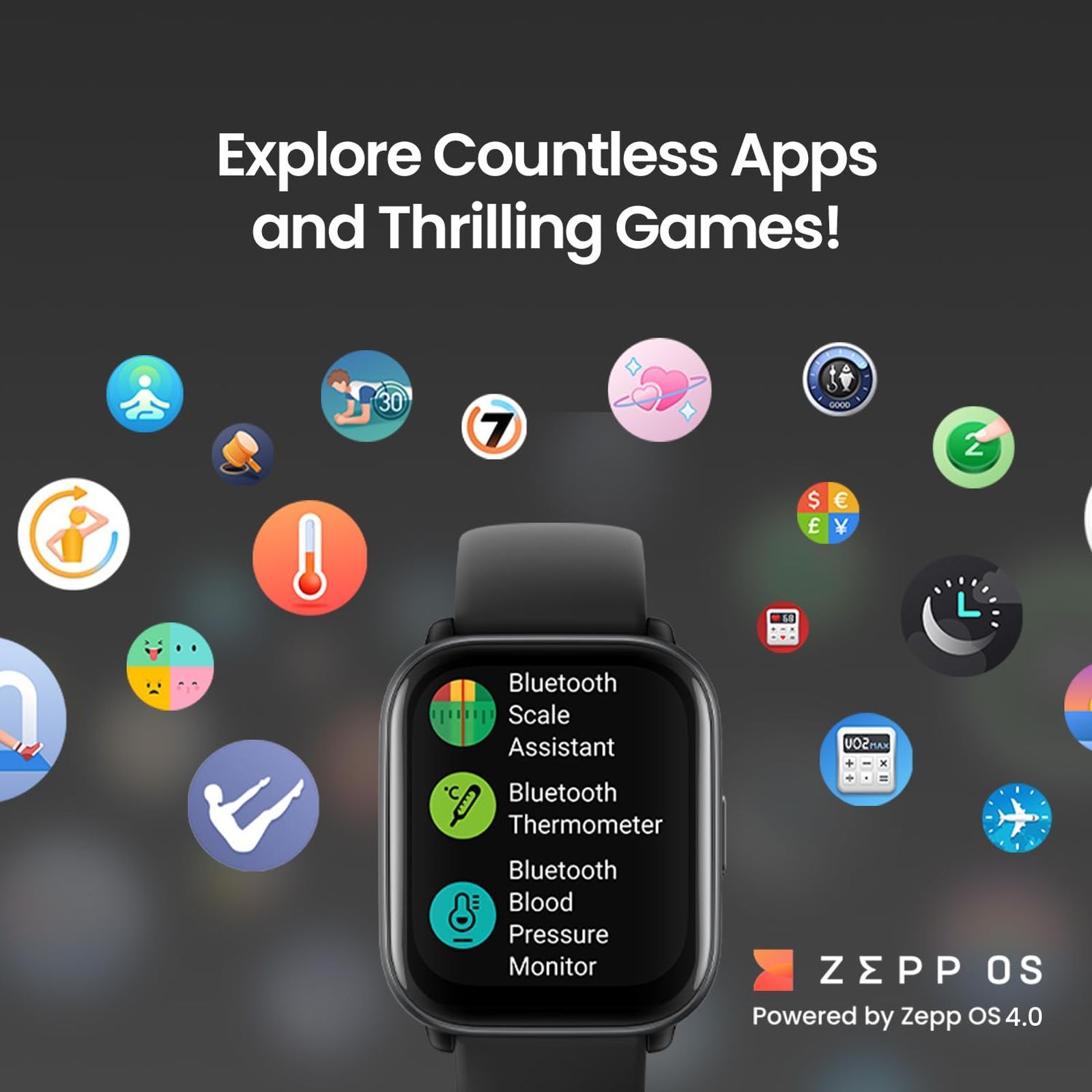 Amazfit Active Smartwatch with Bluetooth Calling (44mm AMOLED Display, 5ATM Water Resistant, Petal Pink Strap)_4