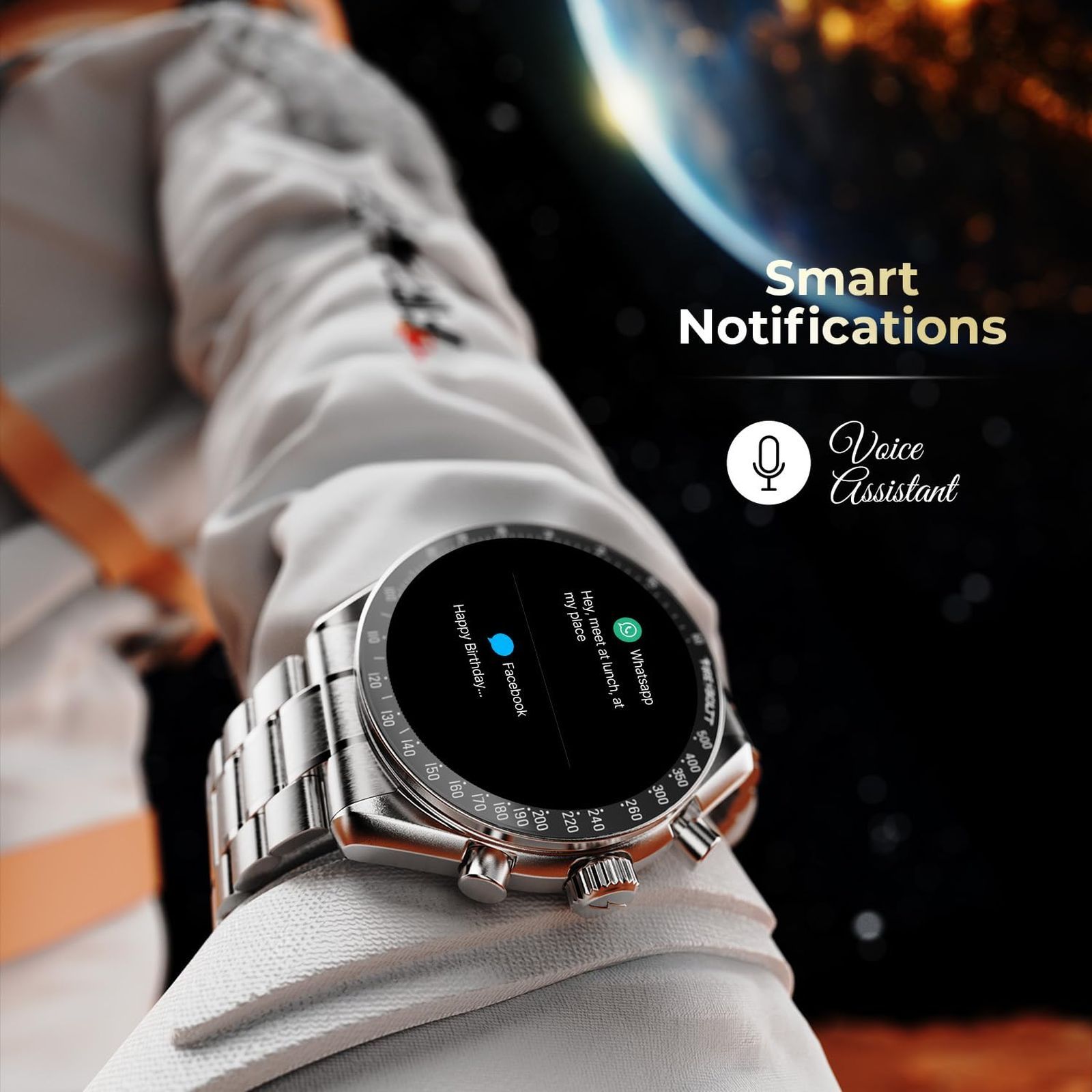 FIRE-BOLTT Moonwatch Smartwatch with Bluetooth Calling (36.3mm AMOLED Display, IP67 Water Resistant, Blue Strap)_7