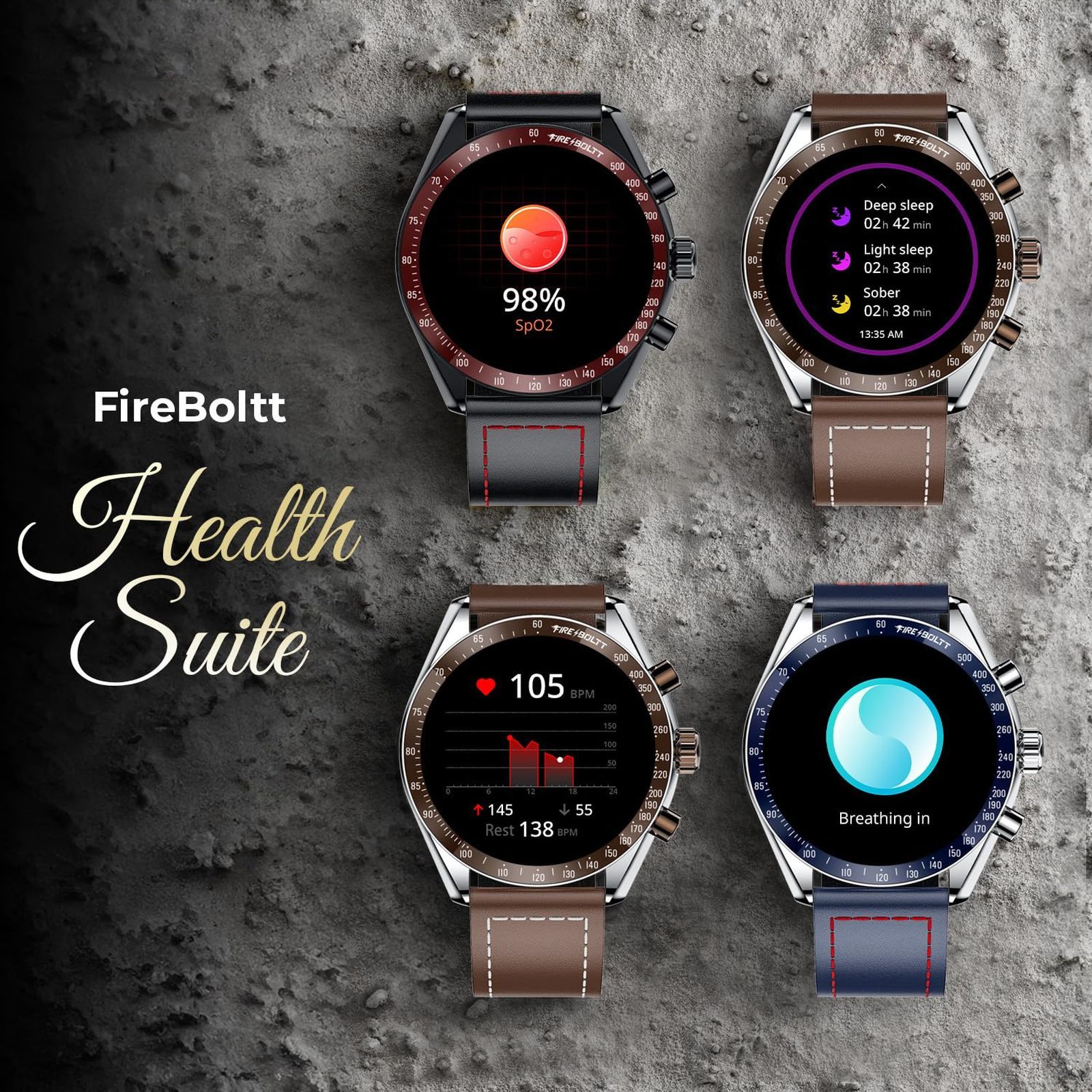 FIRE-BOLTT Moonwatch Smartwatch with Bluetooth Calling (36.3mm AMOLED Display, IP67 Water Resistant, Blue Strap)_8