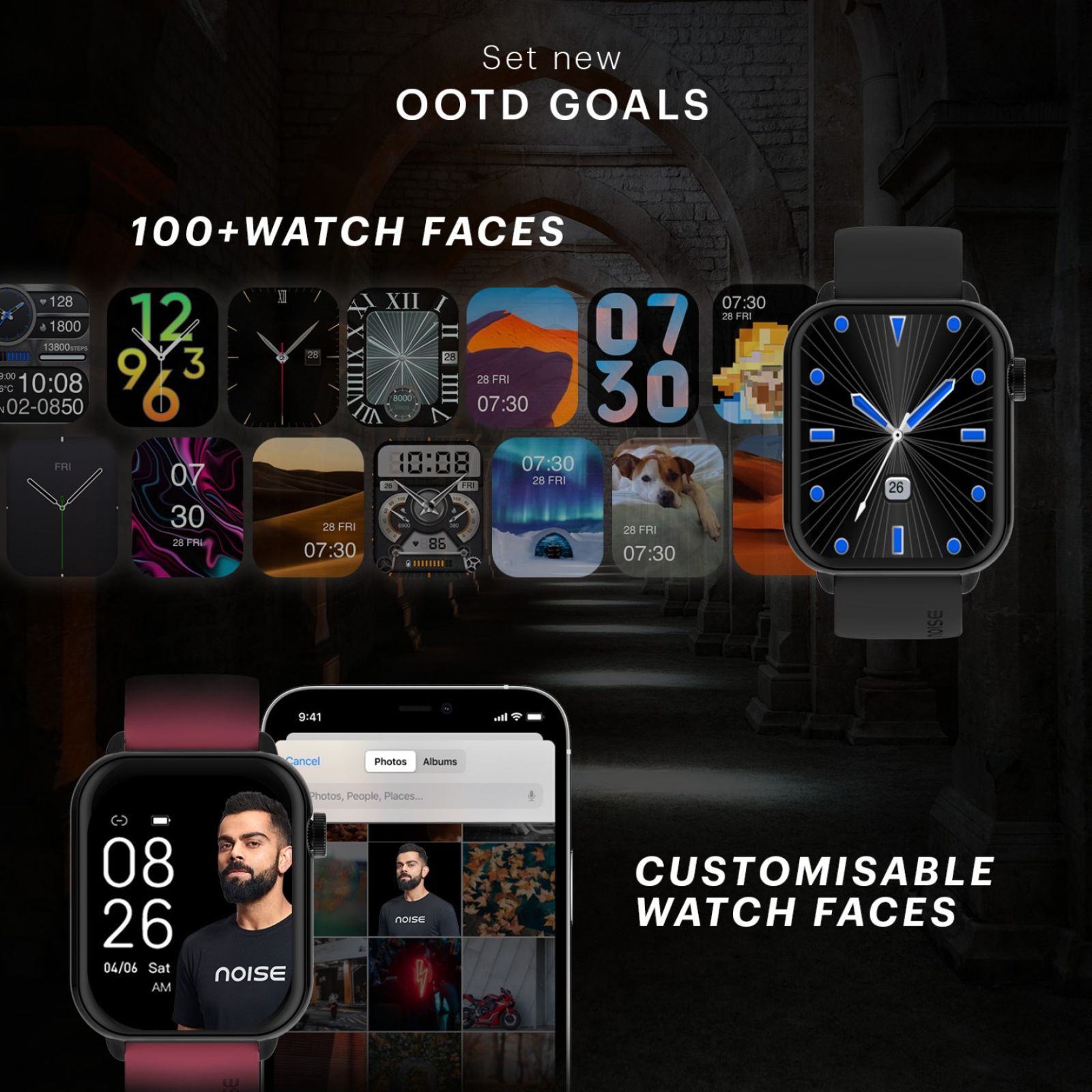 noise ColorFit Mighty Smartwatch with Bluetooth Calling (49.7mm TFT Display, IP67 Water Resistant, Jet Black Strap)_9