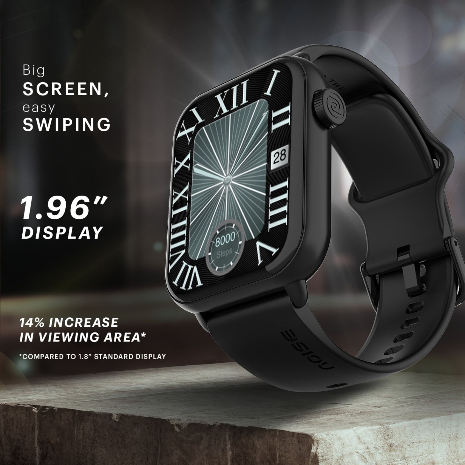 noise ColorFit Mighty Smartwatch with Bluetooth Calling (49.7mm TFT Display, IP67 Water Resistant, Jet Black Strap)_11