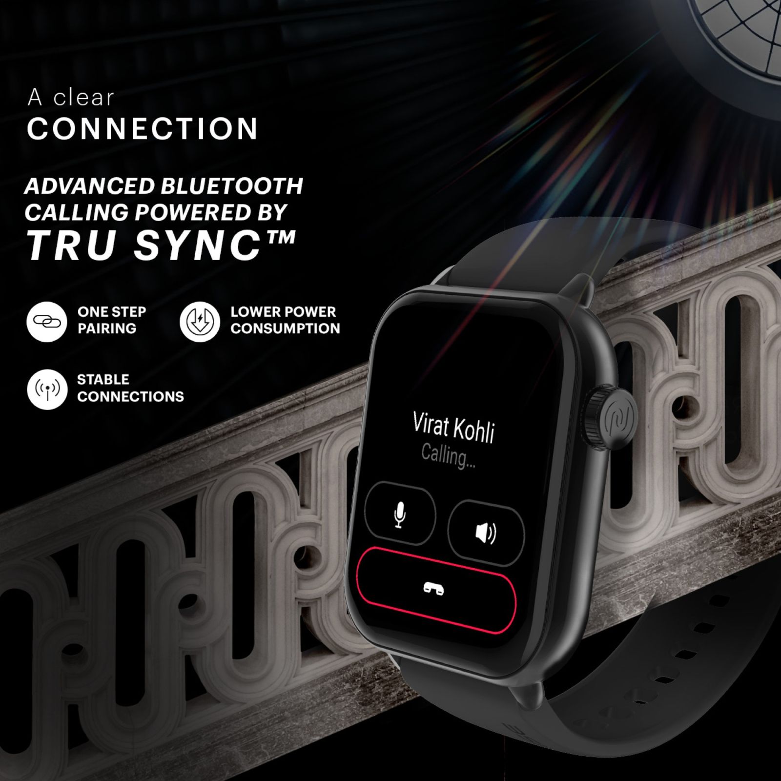 noise ColorFit Mighty Smartwatch with Bluetooth Calling (49.7mm TFT Display, IP67 Water Resistant, Jet Black Strap)_12