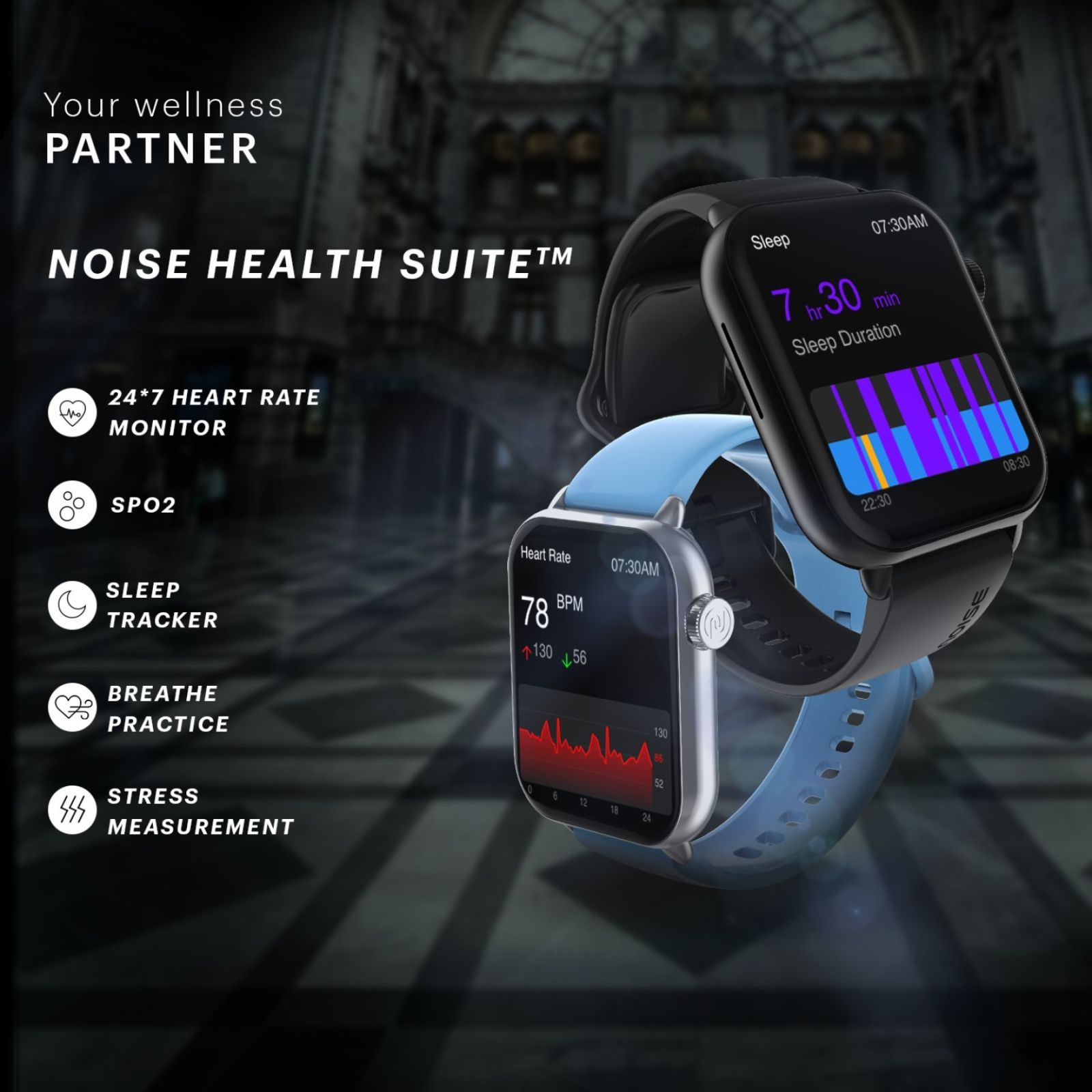 noise ColorFit Mighty Smartwatch with Bluetooth Calling (49.7mm TFT Display, IP67 Water Resistant, Jet Black Strap)_6