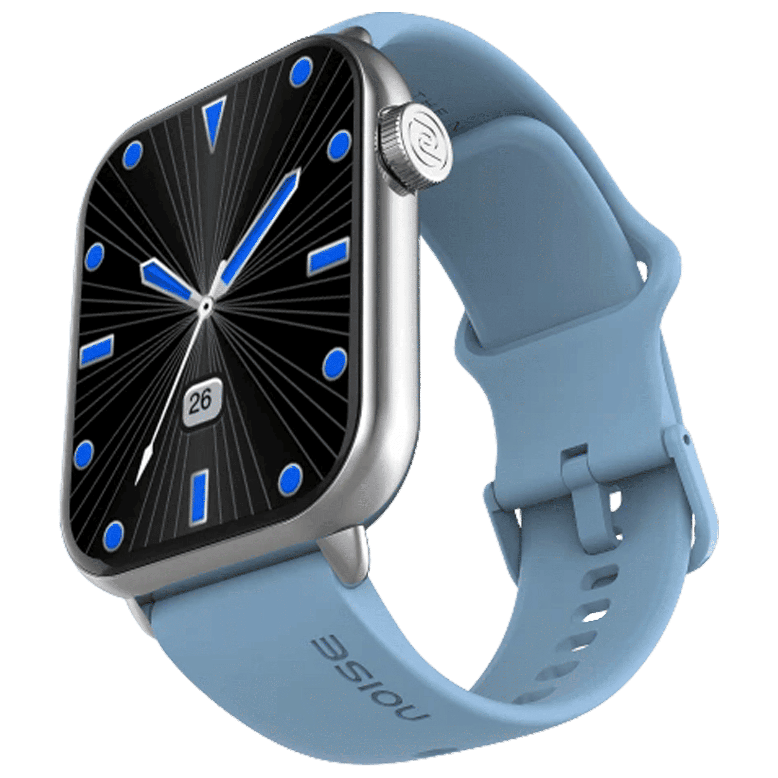 noise ColorFit Mighty Smartwatch with Bluetooth Calling (49.7mm TFT Display, IP67 Water Resistant, Calm Blue Strap)_3