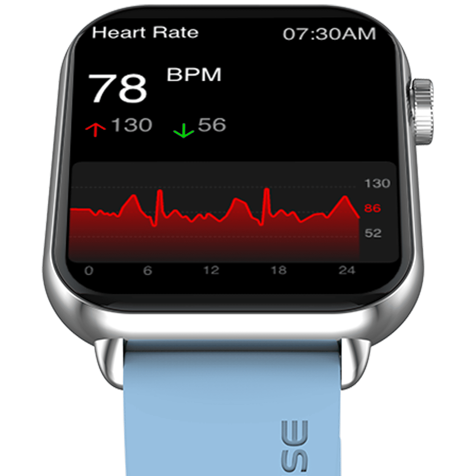 noise ColorFit Mighty Smartwatch with Bluetooth Calling (49.7mm TFT Display, IP67 Water Resistant, Calm Blue Strap)_5