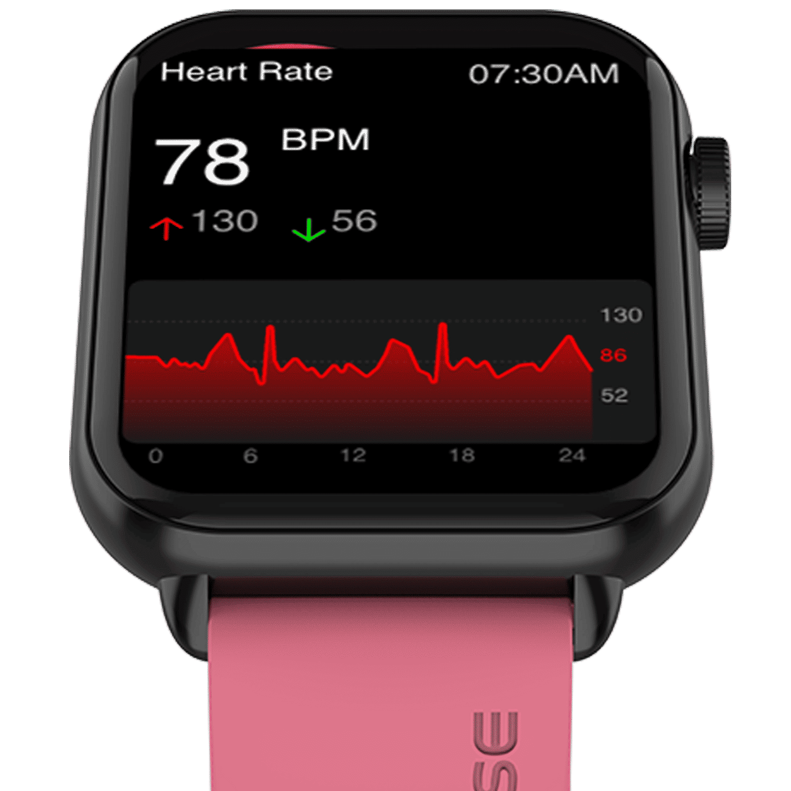 noise ColorFit Mighty Smartwatch with Bluetooth Calling (49.7mm TFT Display, IP67 Water Resistant, Burgundy Wine Strap)_5