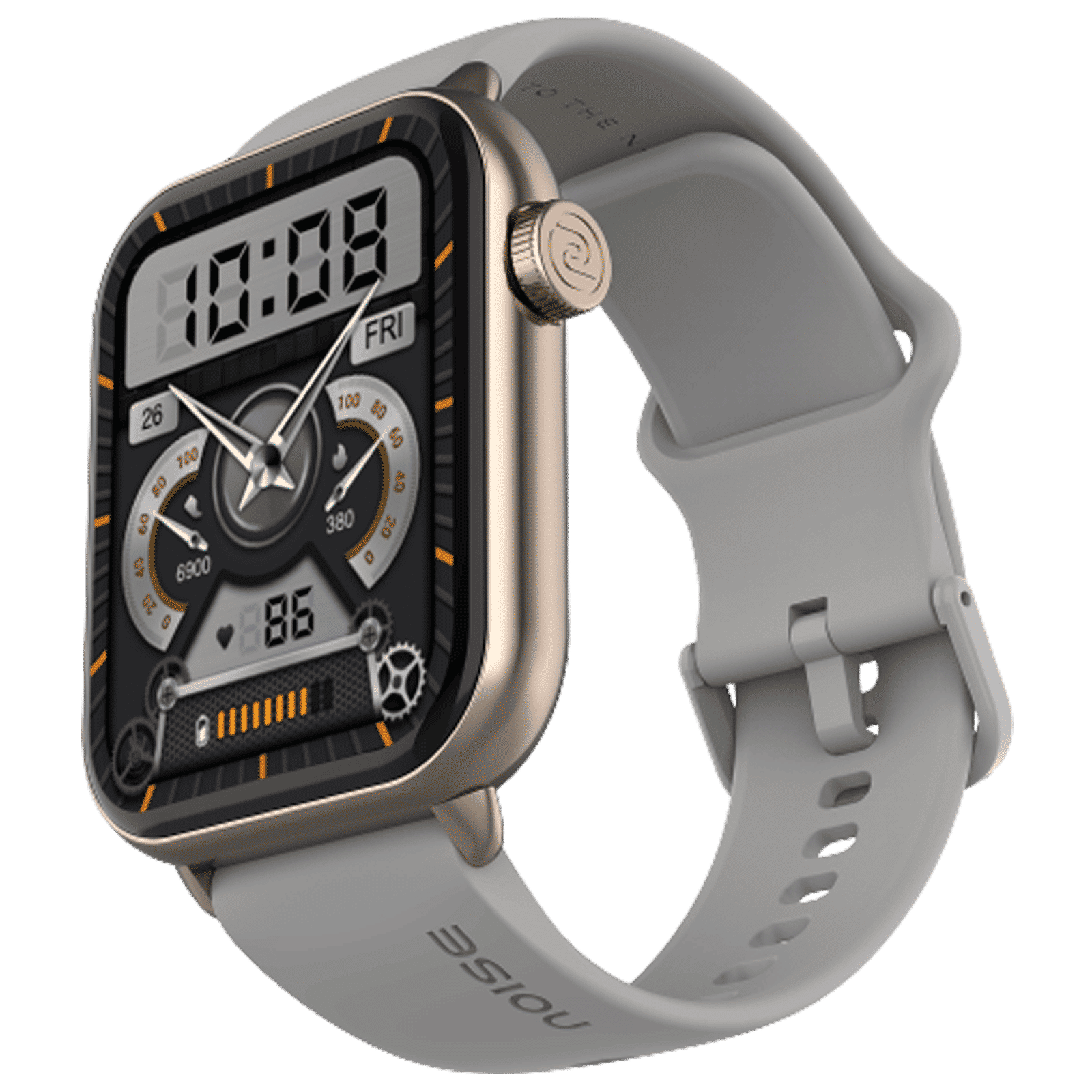 noise ColorFit Mighty Smartwatch with Bluetooth Calling (49.7mm TFT Display, IP67 Water Resistant, Silver Grey Strap) noise ColorFit Mighty Smartwatch with Bluetooth Calling (49.7mm TFT Display, IP67 Water Resistant, Silver Grey Strap)_3