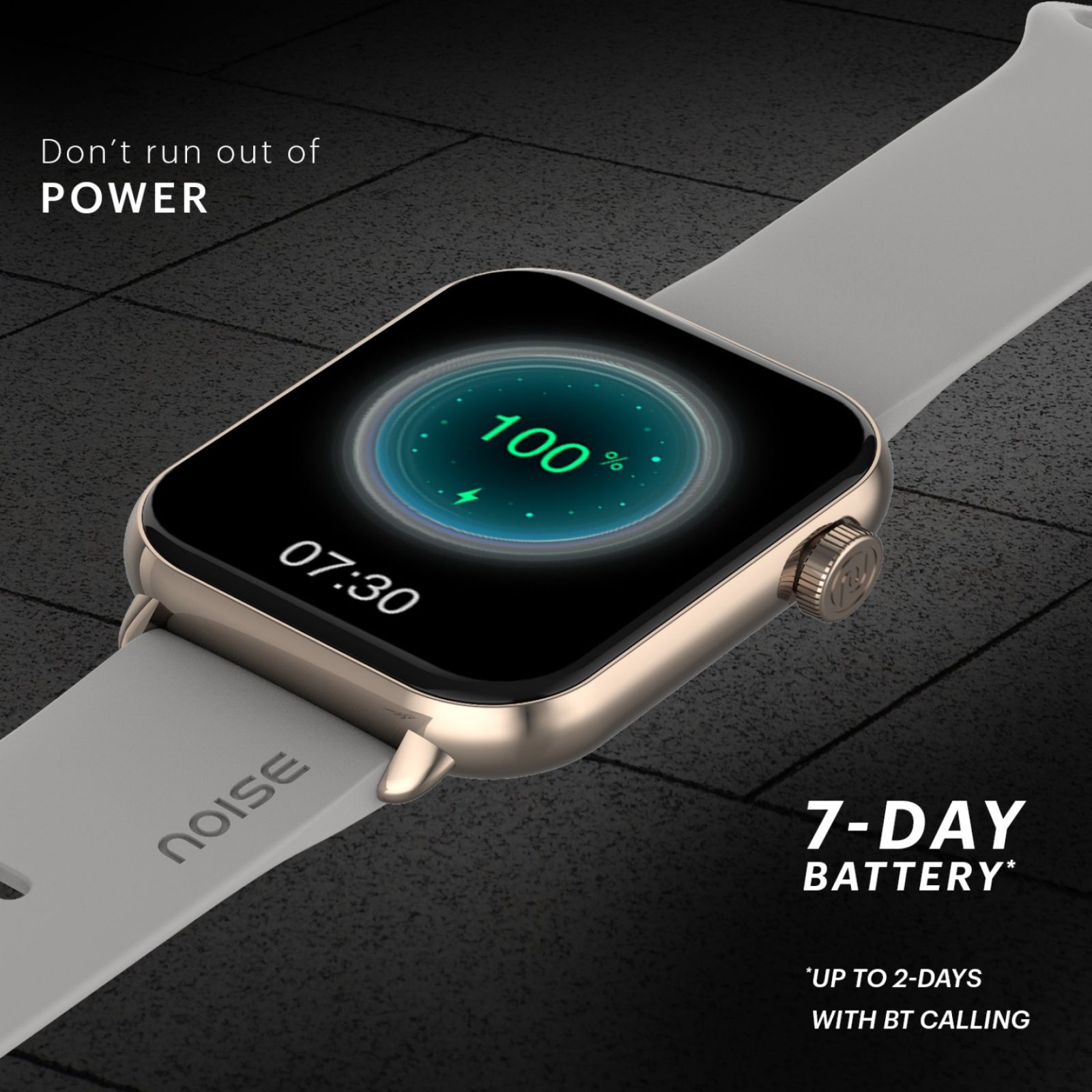 noise ColorFit Mighty Smartwatch with Bluetooth Calling (49.7mm TFT Display, IP67 Water Resistant, Silver Grey Strap) noise ColorFit Mighty Smartwatch with Bluetooth Calling (49.7mm TFT Display, IP67 Water Resistant, Silver Grey Strap)_6