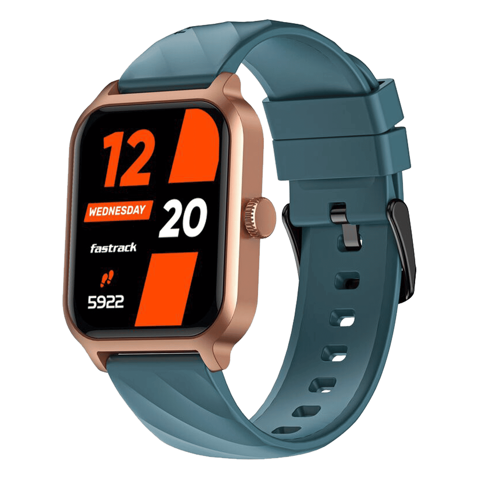 fastrack Rave FX2 Smartwatch with Bluetooth Calling (46.4mm UltraVU HD Display, IP68 Water Resistant, Teal Strap) fastrack Rave FX2 Smartwatch with Bluetooth Calling (46.4mm UltraVU HD Display, IP68 Water Resistant, Teal Strap)_4