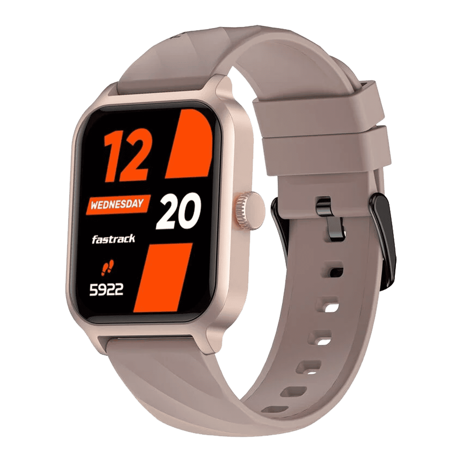 fastrack Rave FX2 Smartwatch with Bluetooth Calling (46.4mm UltraVU HD Display, IP68 Water Resistant, Beige Strap)_4
