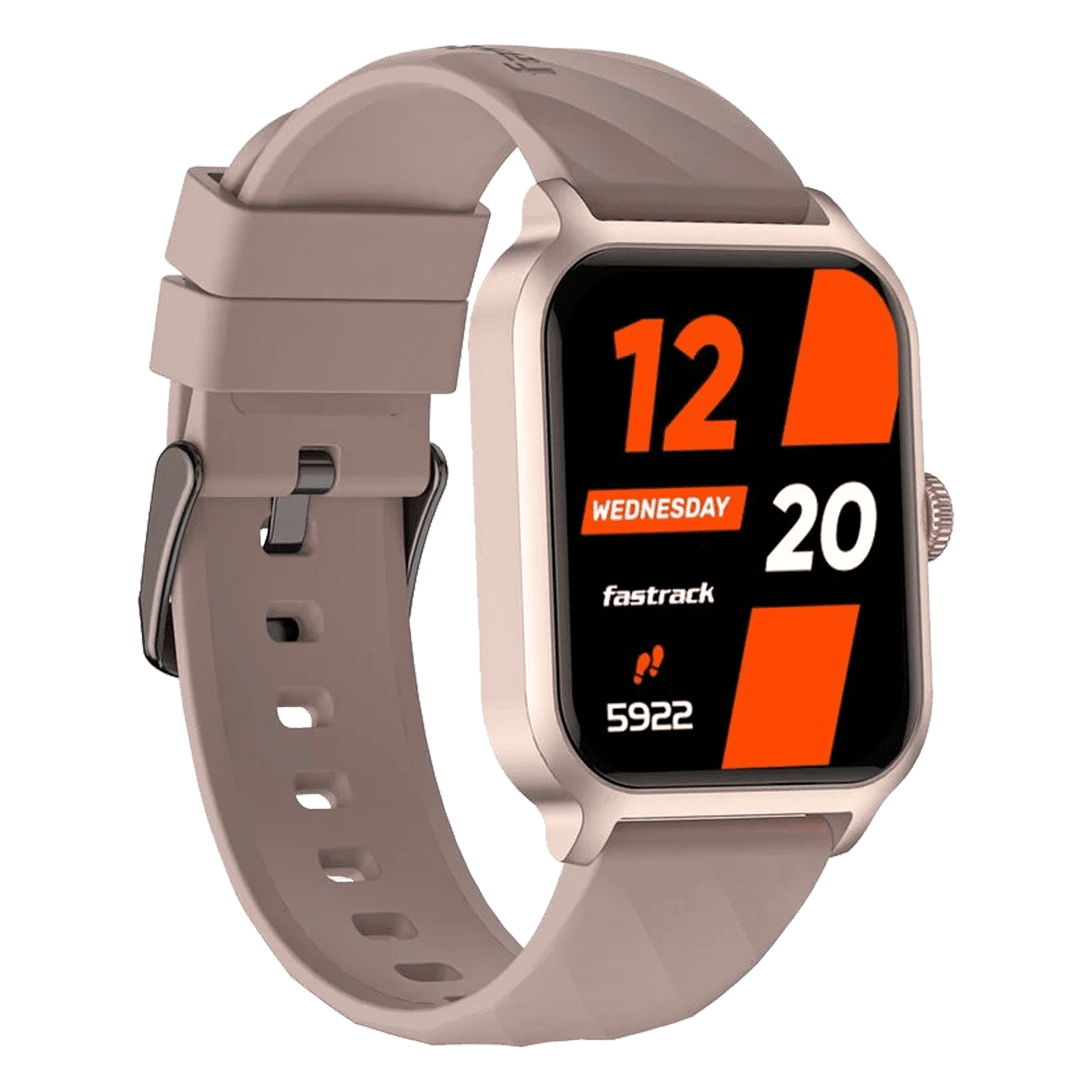 fastrack Rave FX2 Smartwatch with Bluetooth Calling (46.4mm UltraVU HD Display, IP68 Water Resistant, Beige Strap)_5
