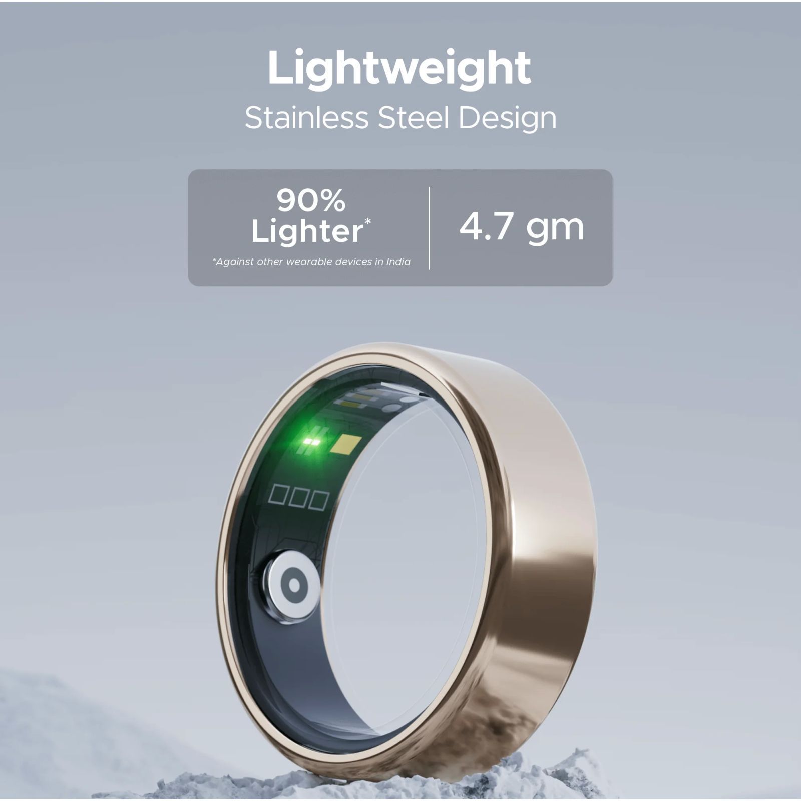 boAt Active Smart Ring with Activity Tracker (Size 10, Water Resistant, Rose Gold)_3