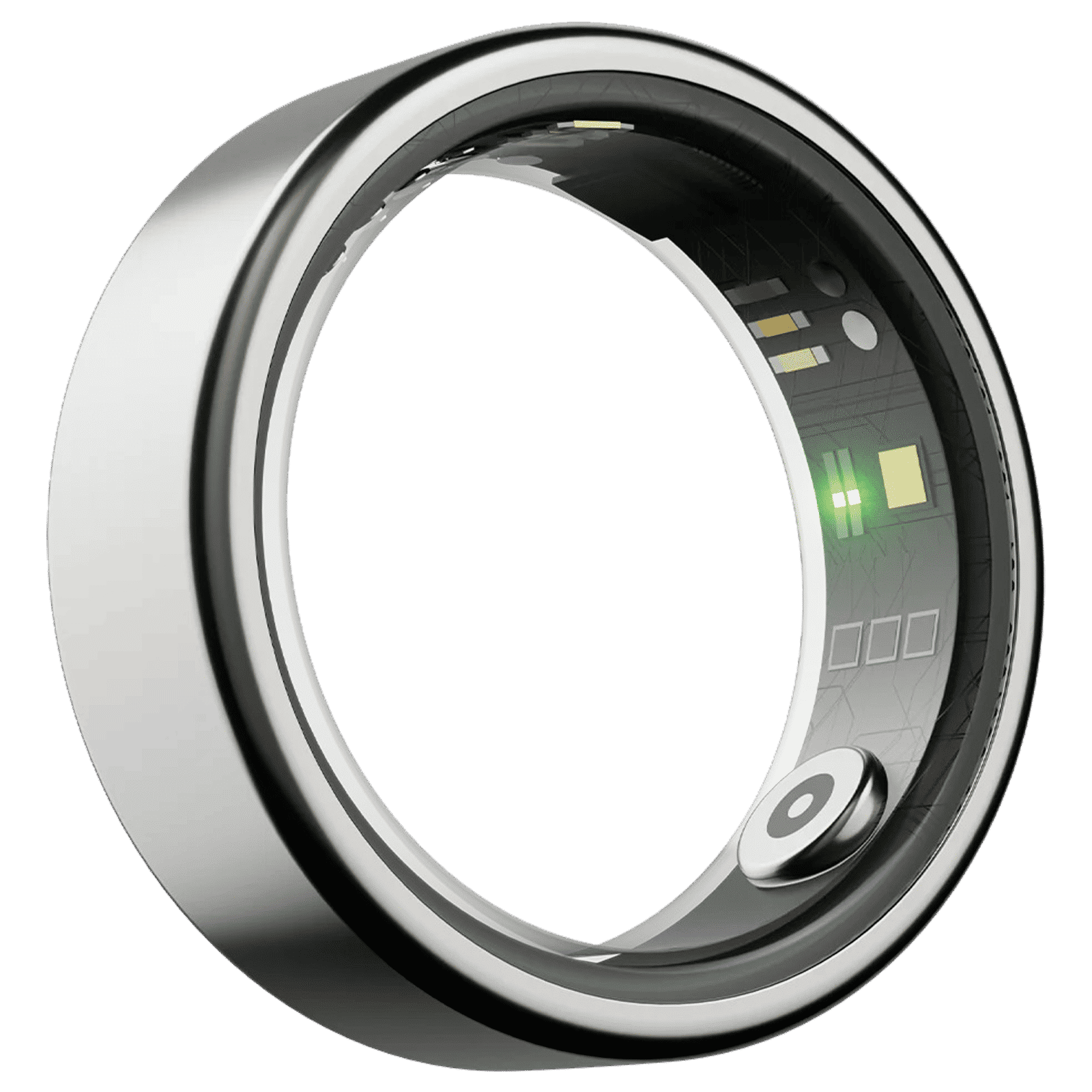 boAt Active Smart Ring with Activity Tracker (Size 12, Water Resistant, Radiant Silver)_1