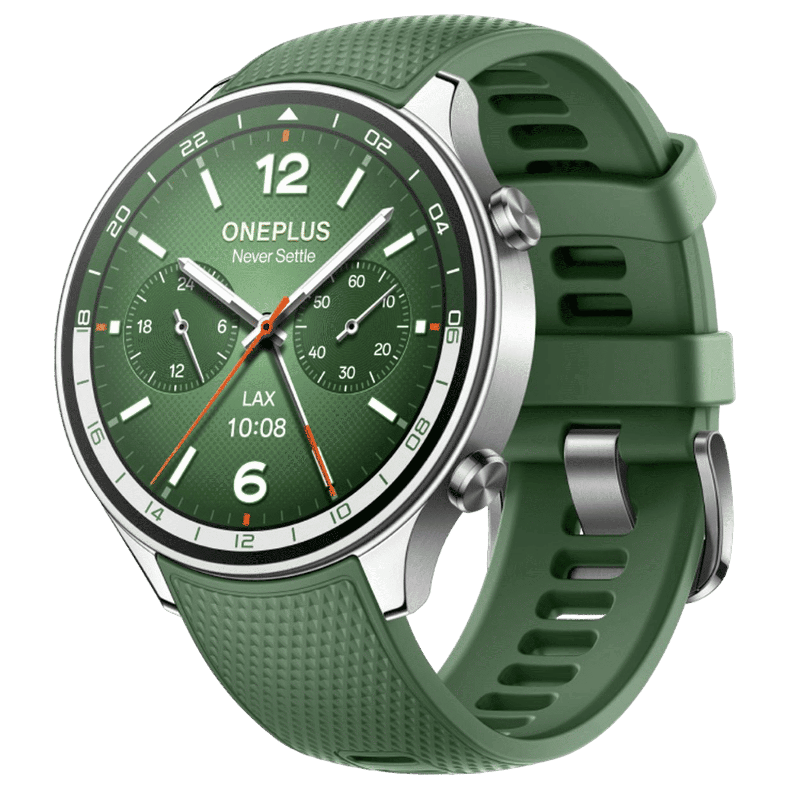 OnePlus Watch 2R Wi-Fi+Bluetooth Wear OS 4 Smartwatch (36.3mm AMOLED Display, Snapdragon W5 Gen 1 Processor, Dual Frequency GPS, Forest Green Strap) OnePlus Watch 2R Wi-Fi+Bluetooth Wear OS 4 Smartwatch (36.3mm AMOLED Display, Snapdragon W5 Gen 1 Processor, Dual Frequency GPS, Forest Green Strap)_2