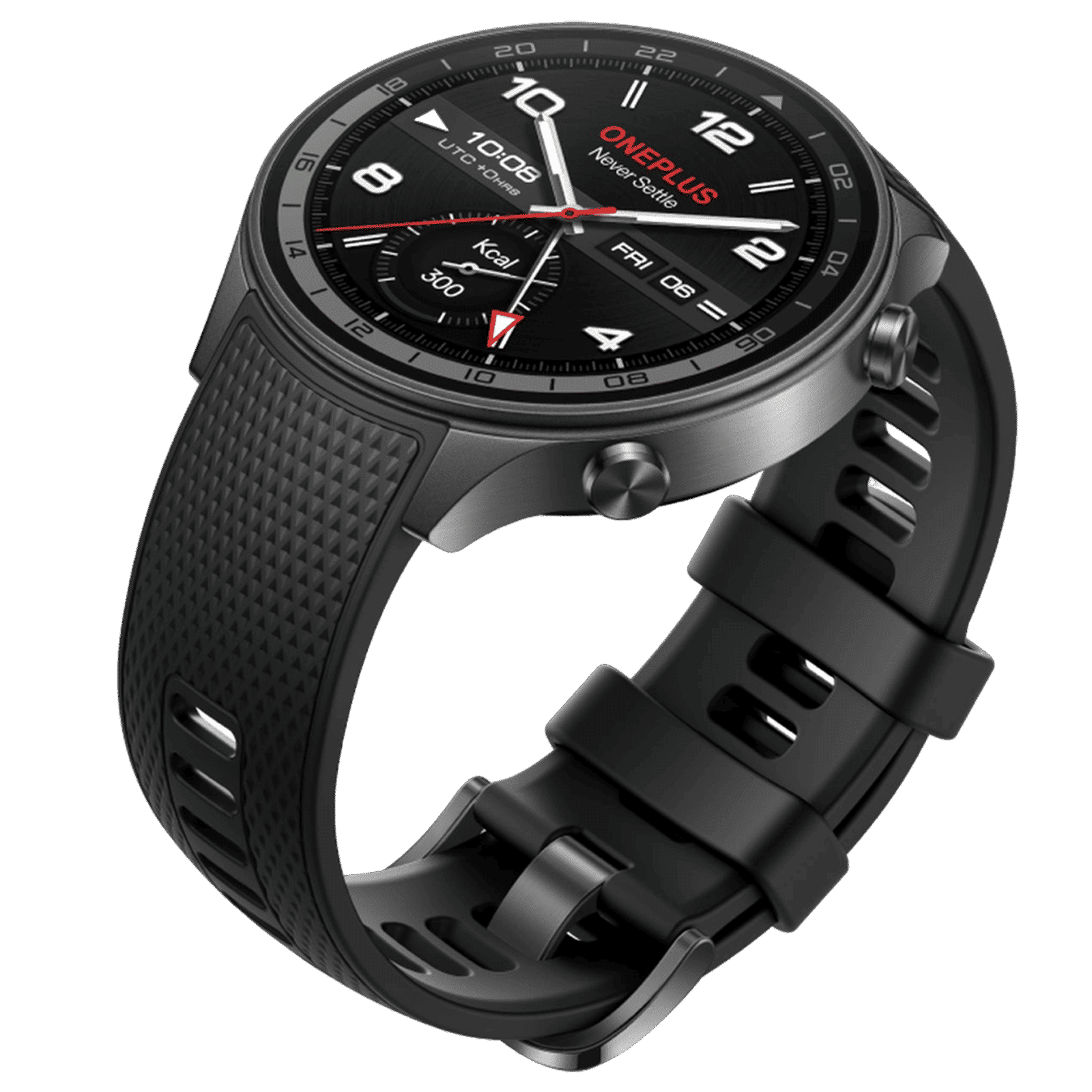 OnePlus Watch 2R Wi-Fi+Bluetooth Wear OS 4 Smartwatch (36.3mm AMOLED Display, Snapdragon W5 Gen 1 Processor, Dual Frequency GPS, Gunmetal Gray Strap)_3