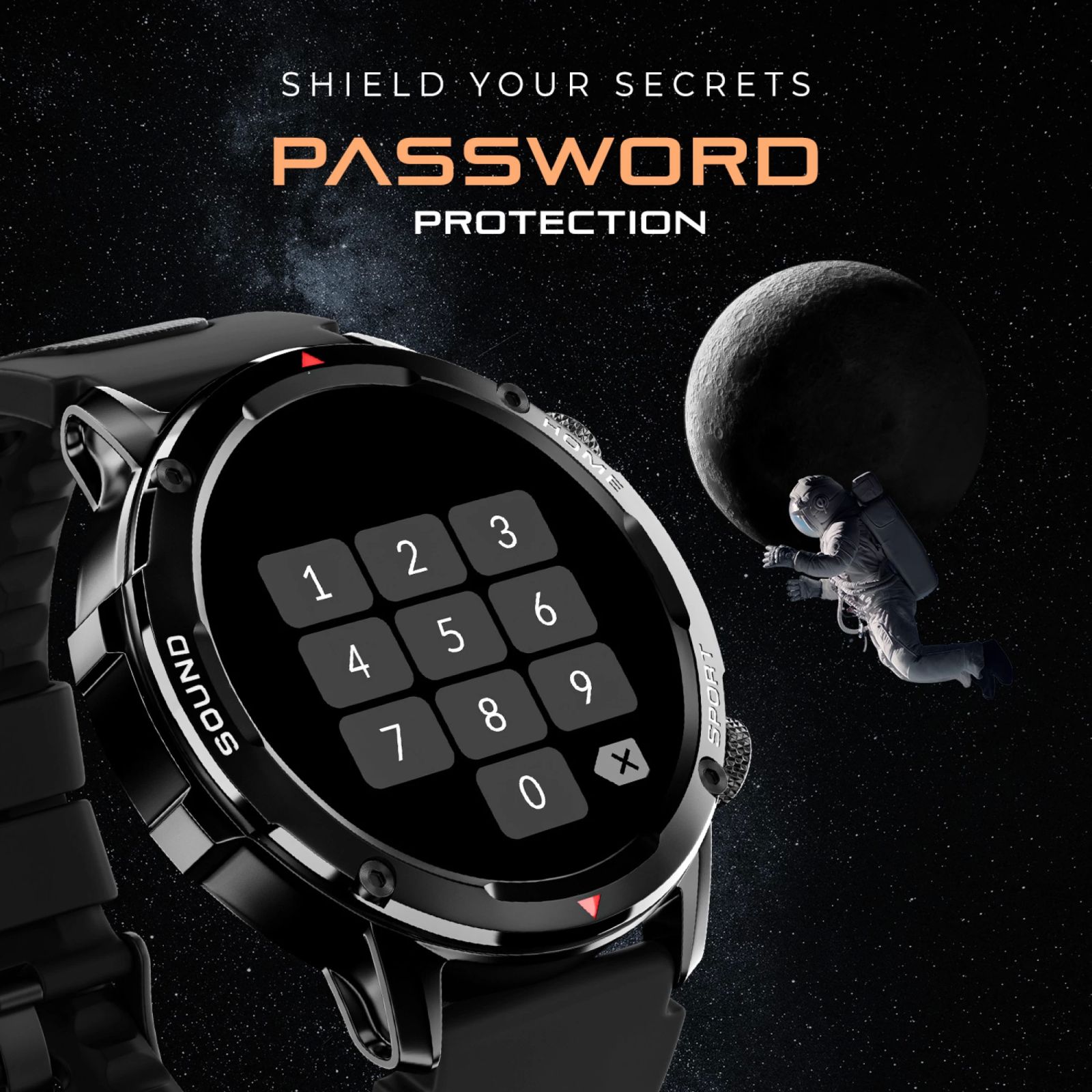 noise NoiseFit Venture Smartwatch with Bluetooth Calling (35.3mm TFT Display, IP67 Water Resistant, Jet Black Strap)_5