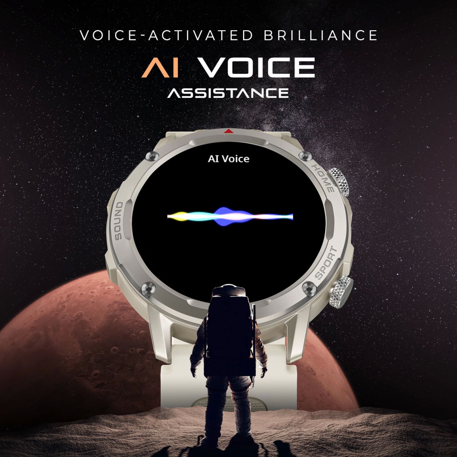 noise NoiseFit Venture Smartwatch with Bluetooth Calling (35.3mm TFT Display, IP67 Water Resistant, Mist Grey Strap)_5