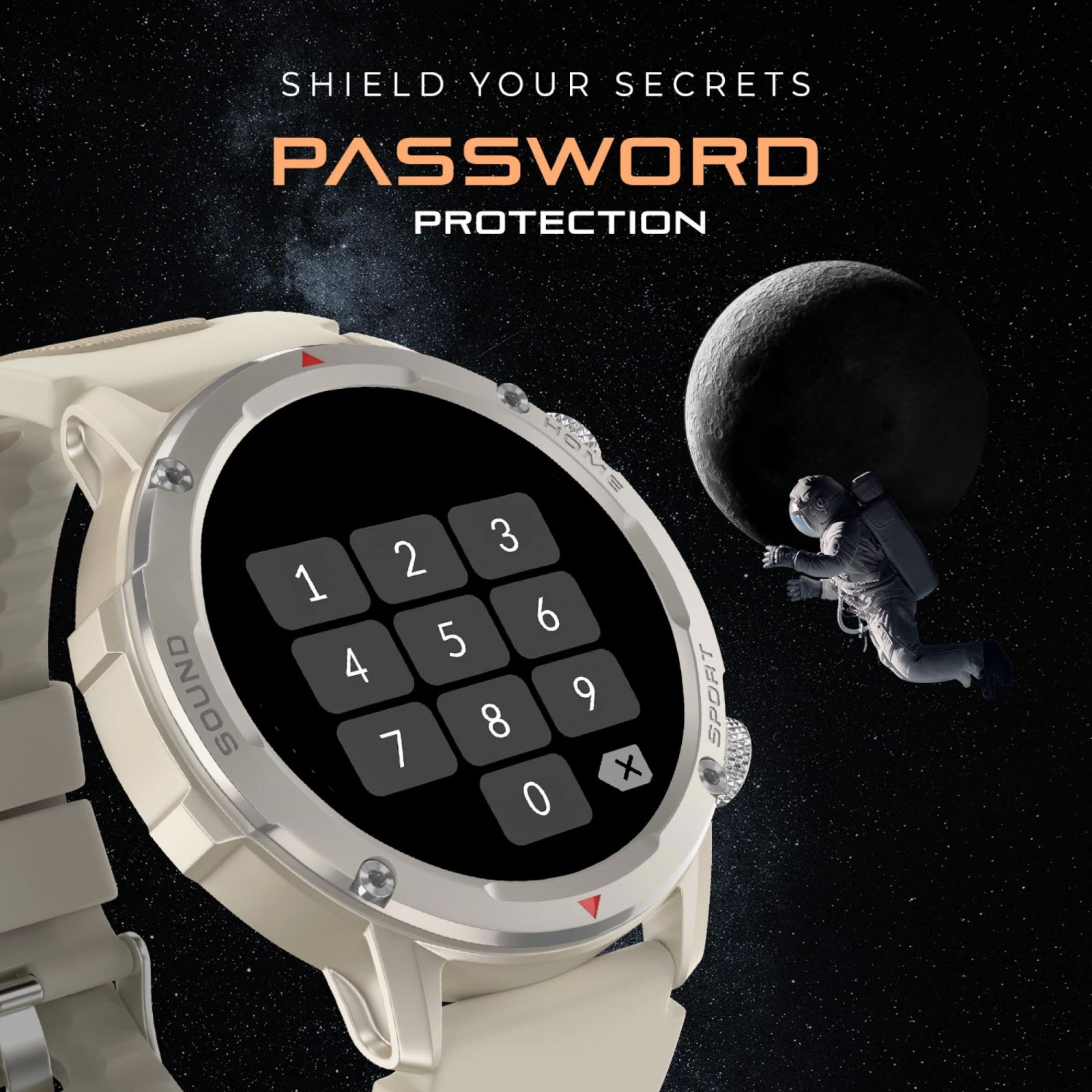 noise NoiseFit Venture Smartwatch with Bluetooth Calling (35.3mm TFT Display, IP67 Water Resistant, Mist Grey Strap)_2