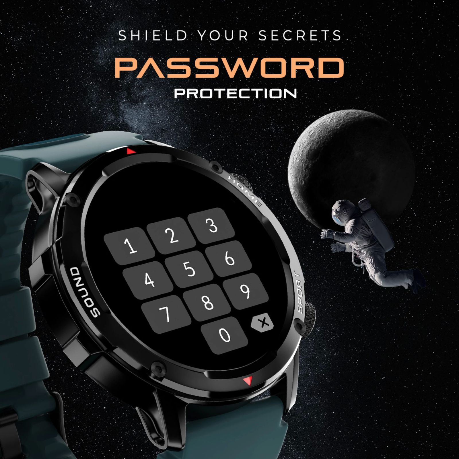 noise NoiseFit Venture Smartwatch with Bluetooth Calling (35.3mm TFT Display, IP67 Water Resistant, Teal Blue Strap)_10